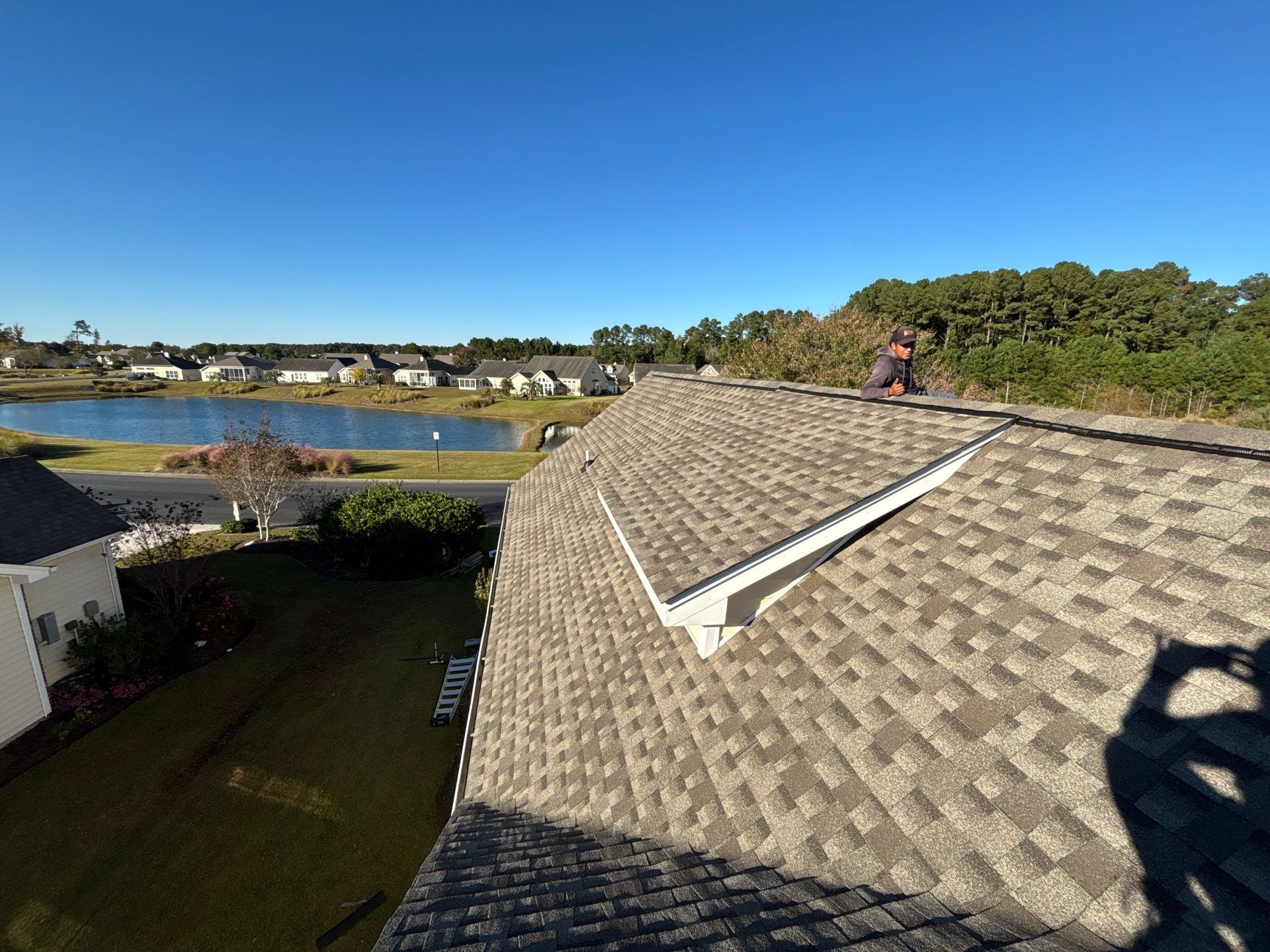 GAF HDZ - Weathered Wood by Linta Roofing Inc