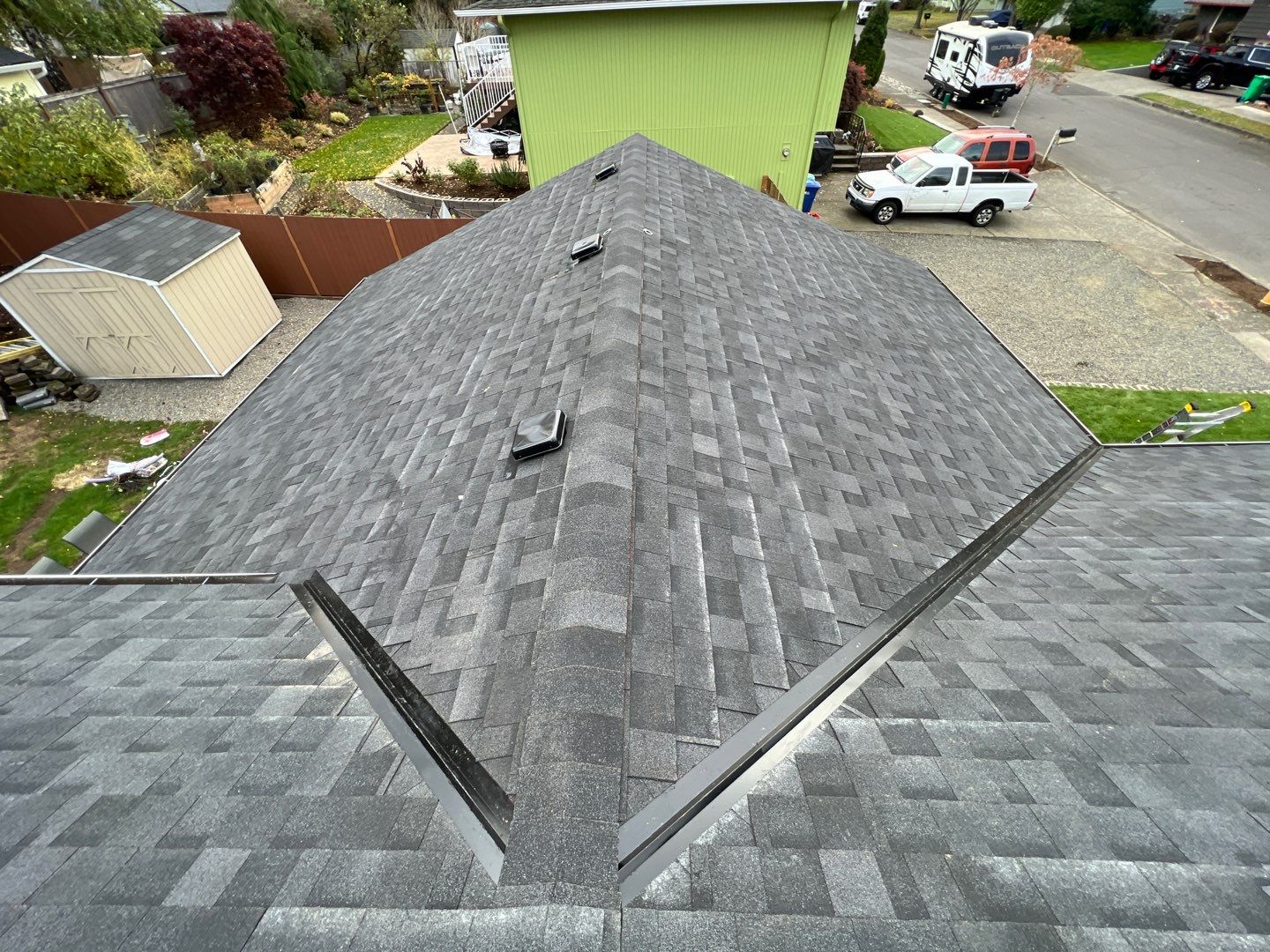 Estate Gray Shingles by Reimagine Roofing