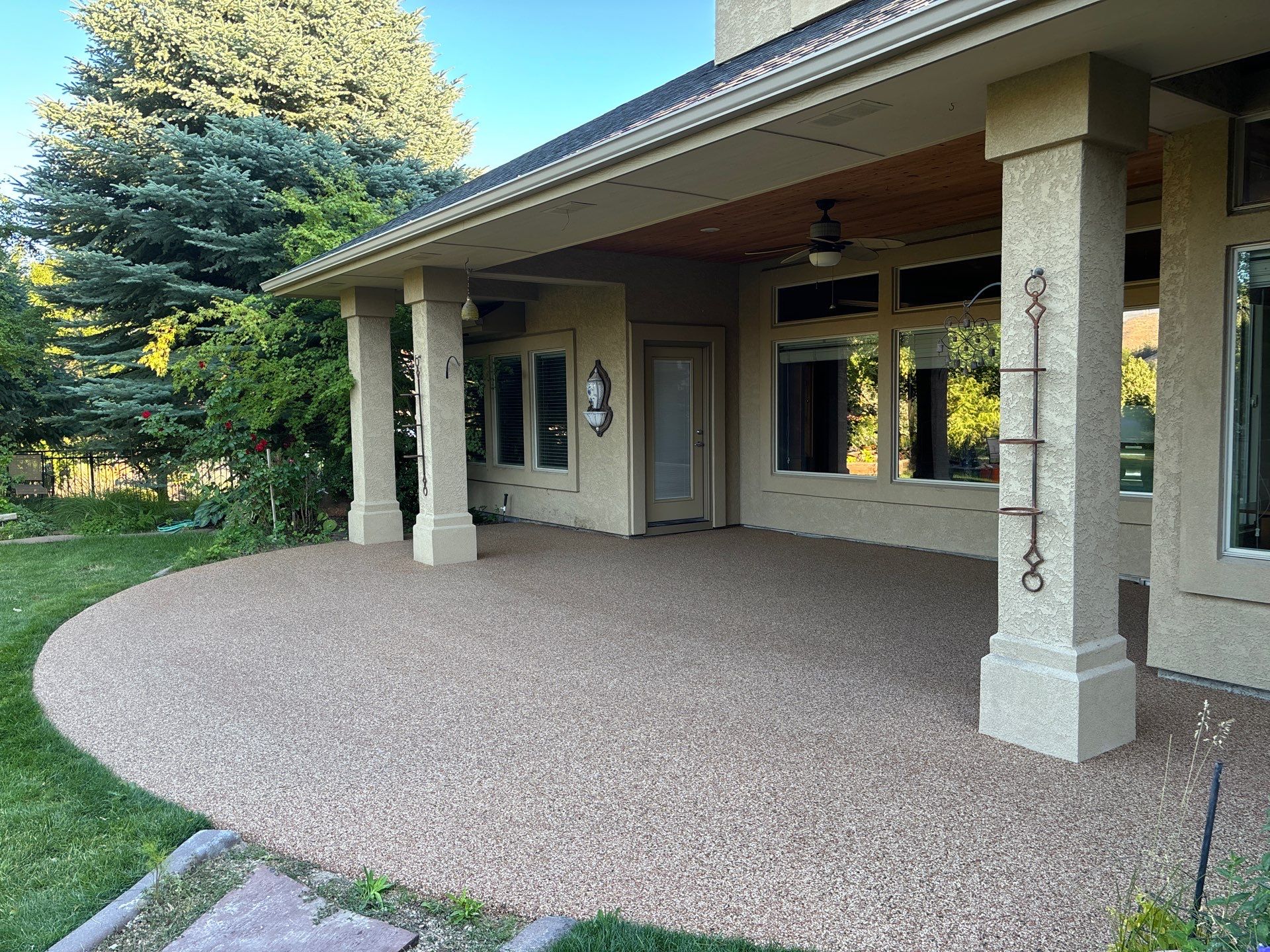 Refreshed and Resurfaced Patio for Bruce by Mr. Mudd Concrete