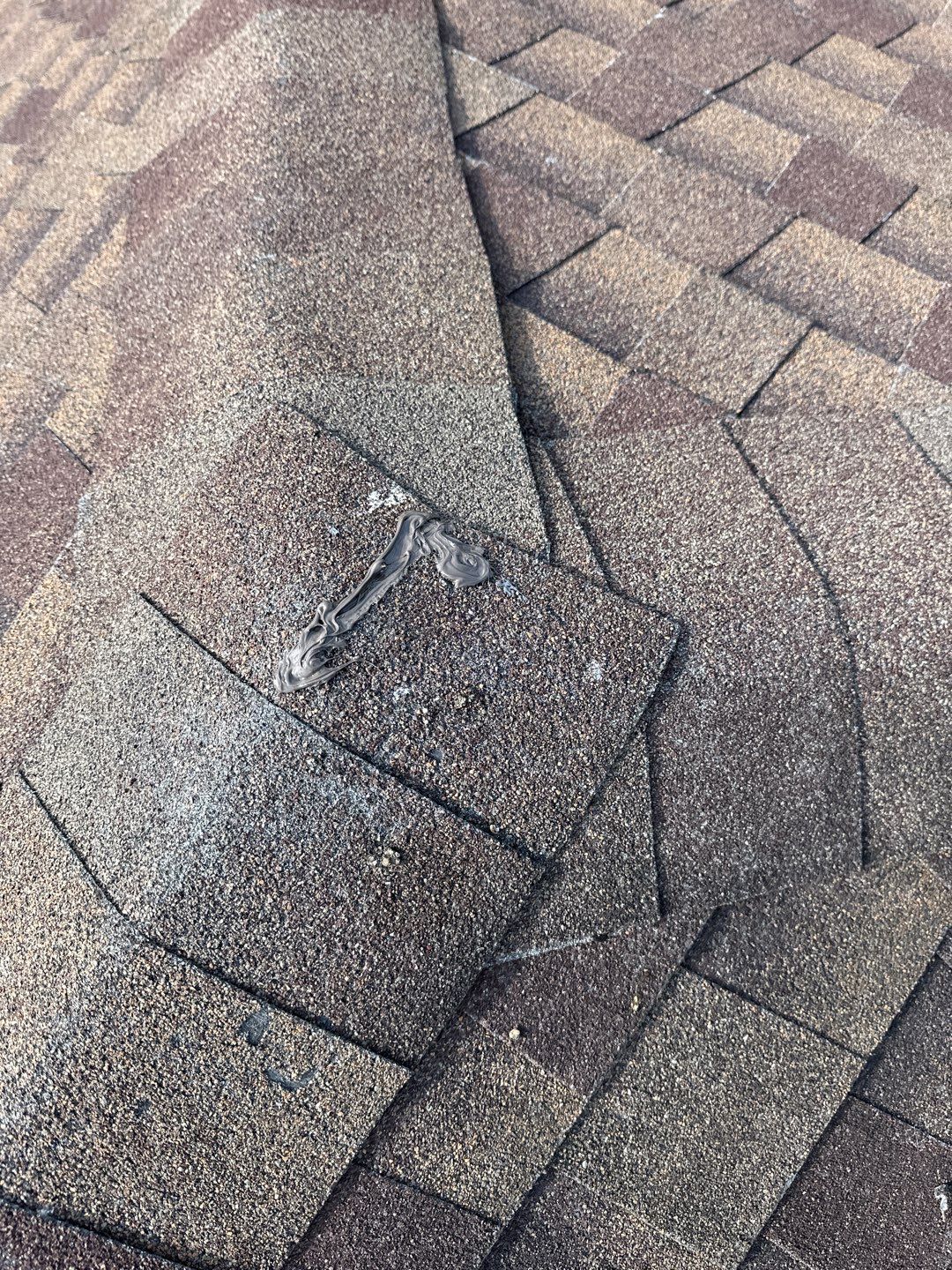 Hail Damage using Owen's Corning Duration (Lifetime) Shingles by Roof Repair Company
