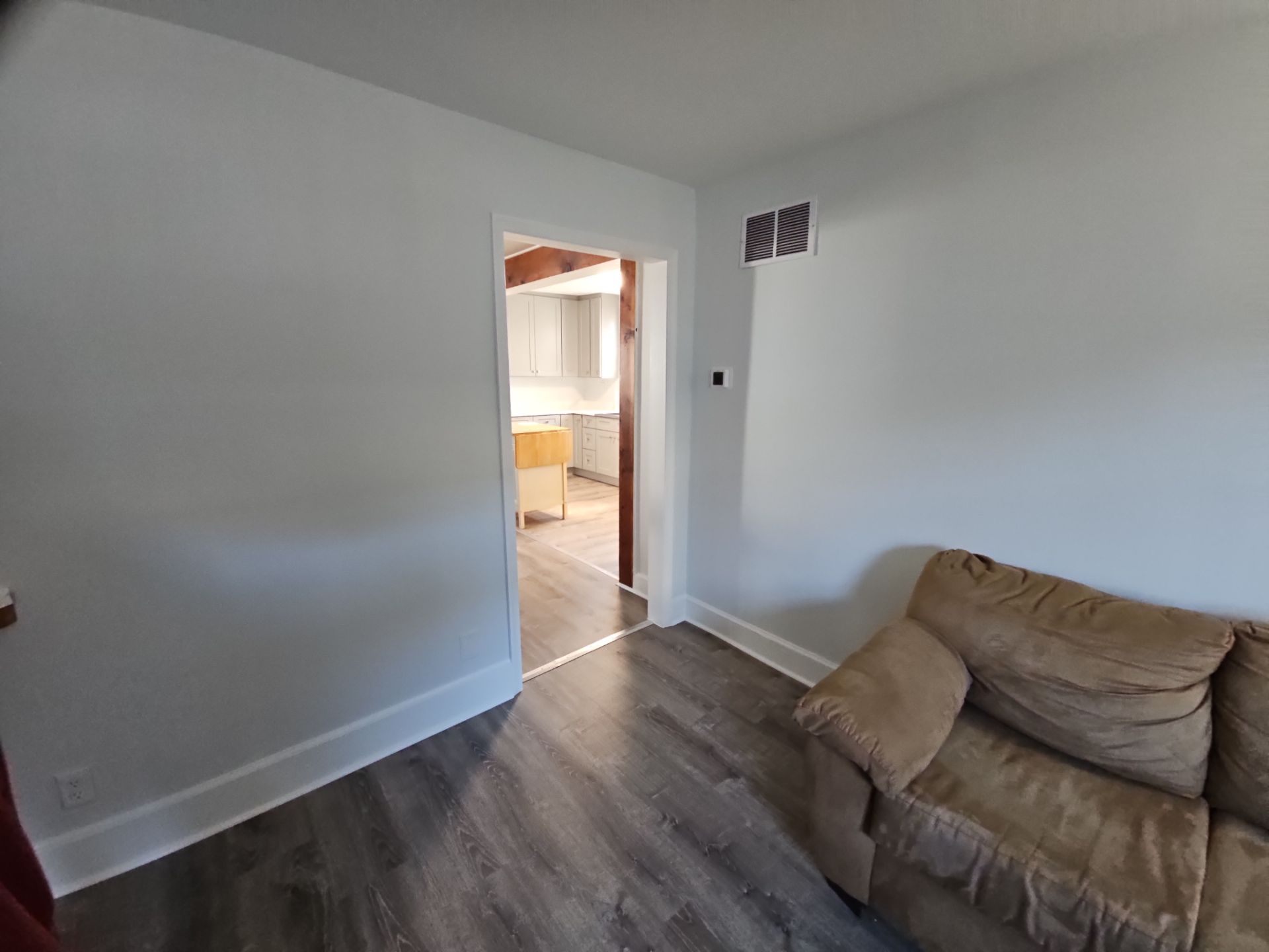Kitchen and living area remodel by Window Depot of Annapolis