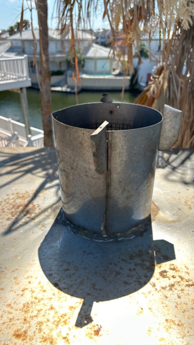 Chimney Cap & Chase Replacement using Galvanized Chimney Cap & Chase by Lighthouse Roofing