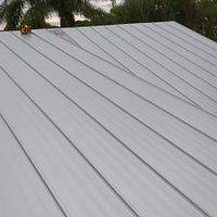24ga 1.5" Mechanical Seam Silver Metallic