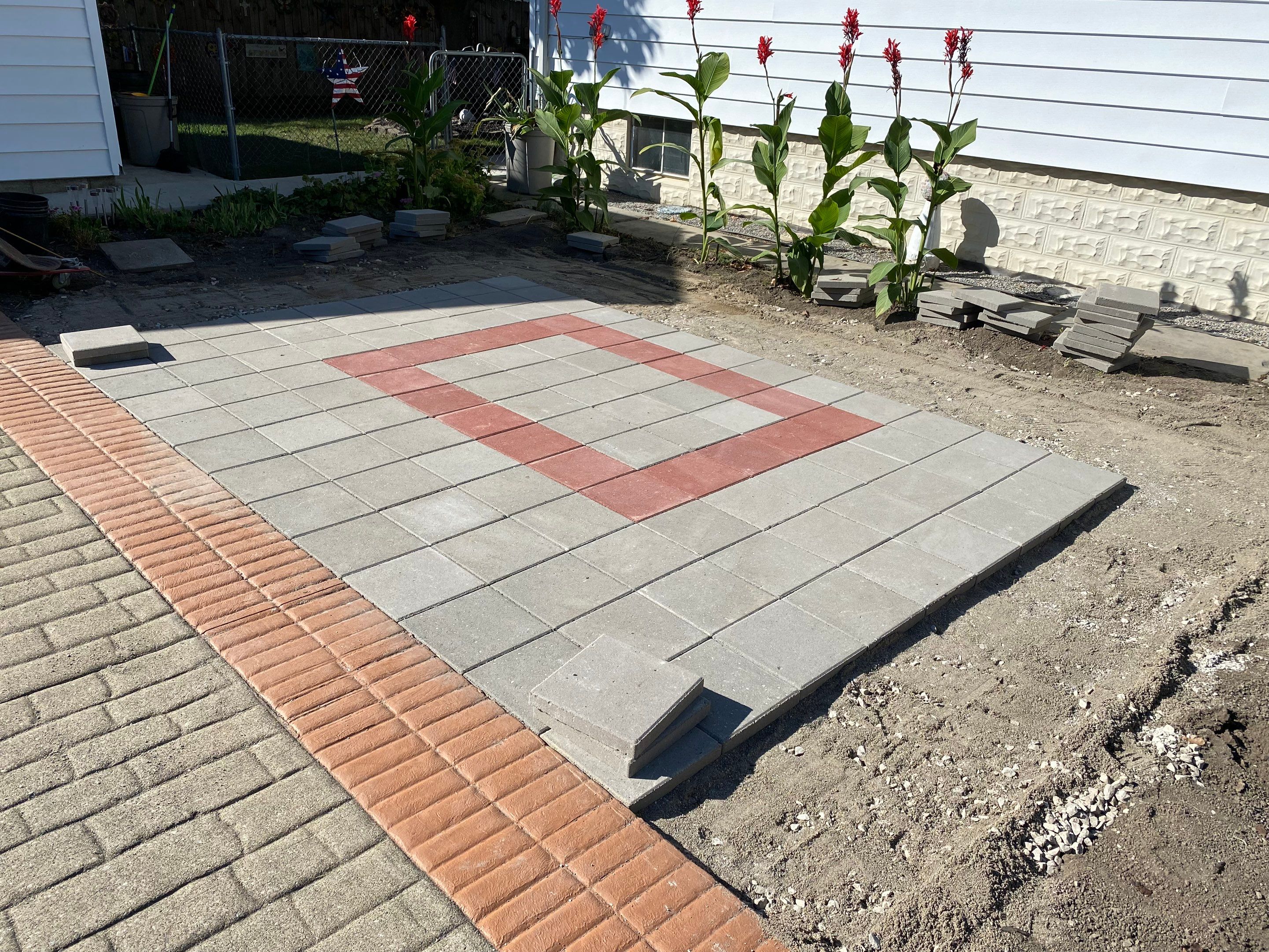 Block O Patio Project  by Elm Rose Gardens