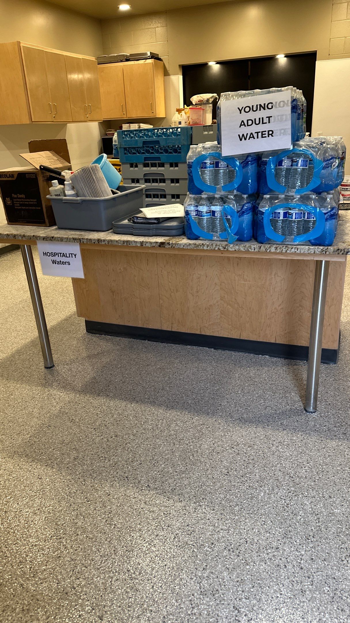Commercial Kitchen Floor Transformation using Mt Everest by Croc Coatings, LLC