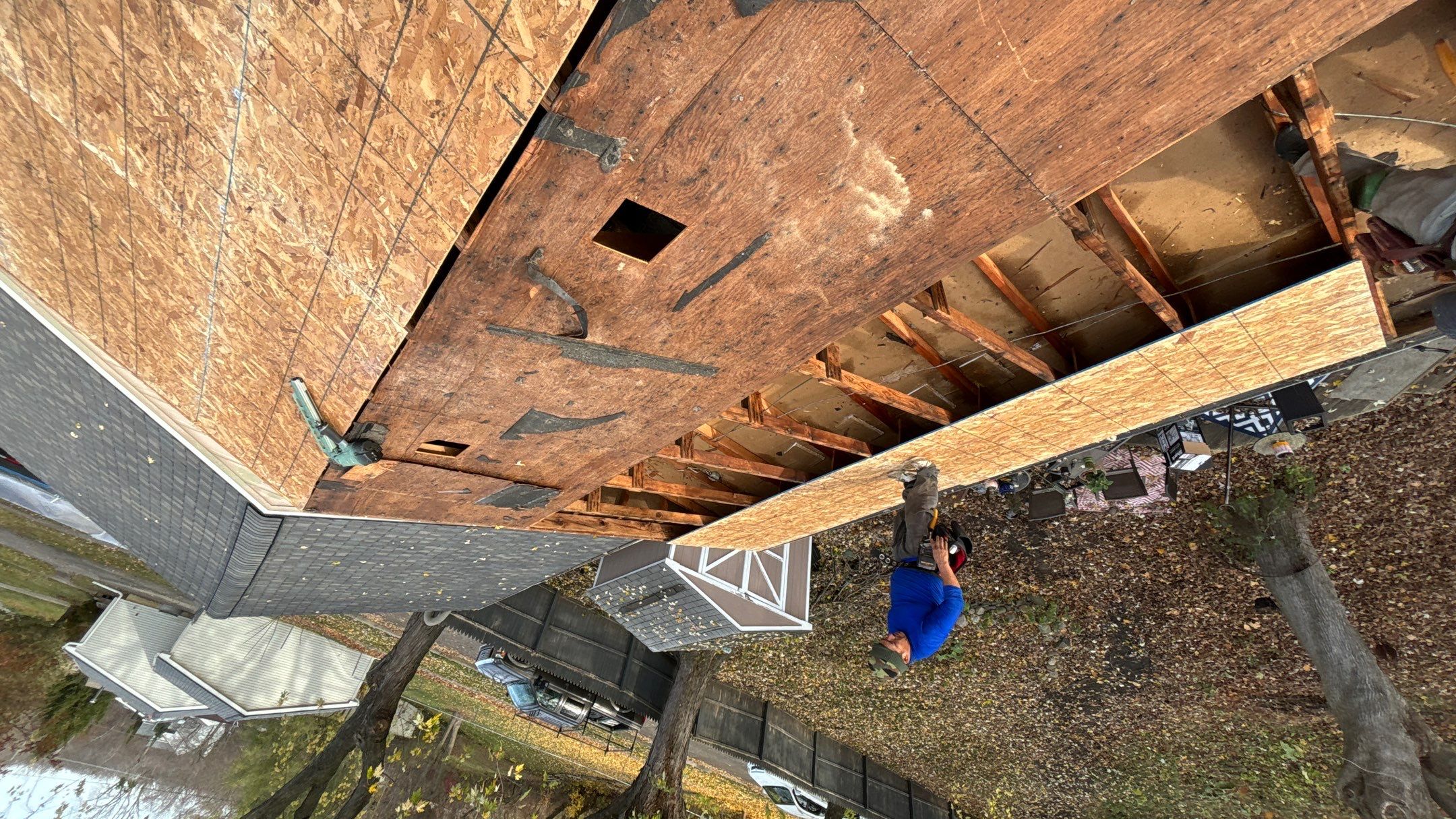 Roof Replacement using CertainTeed Landmark Driftwood by 180 Contractors