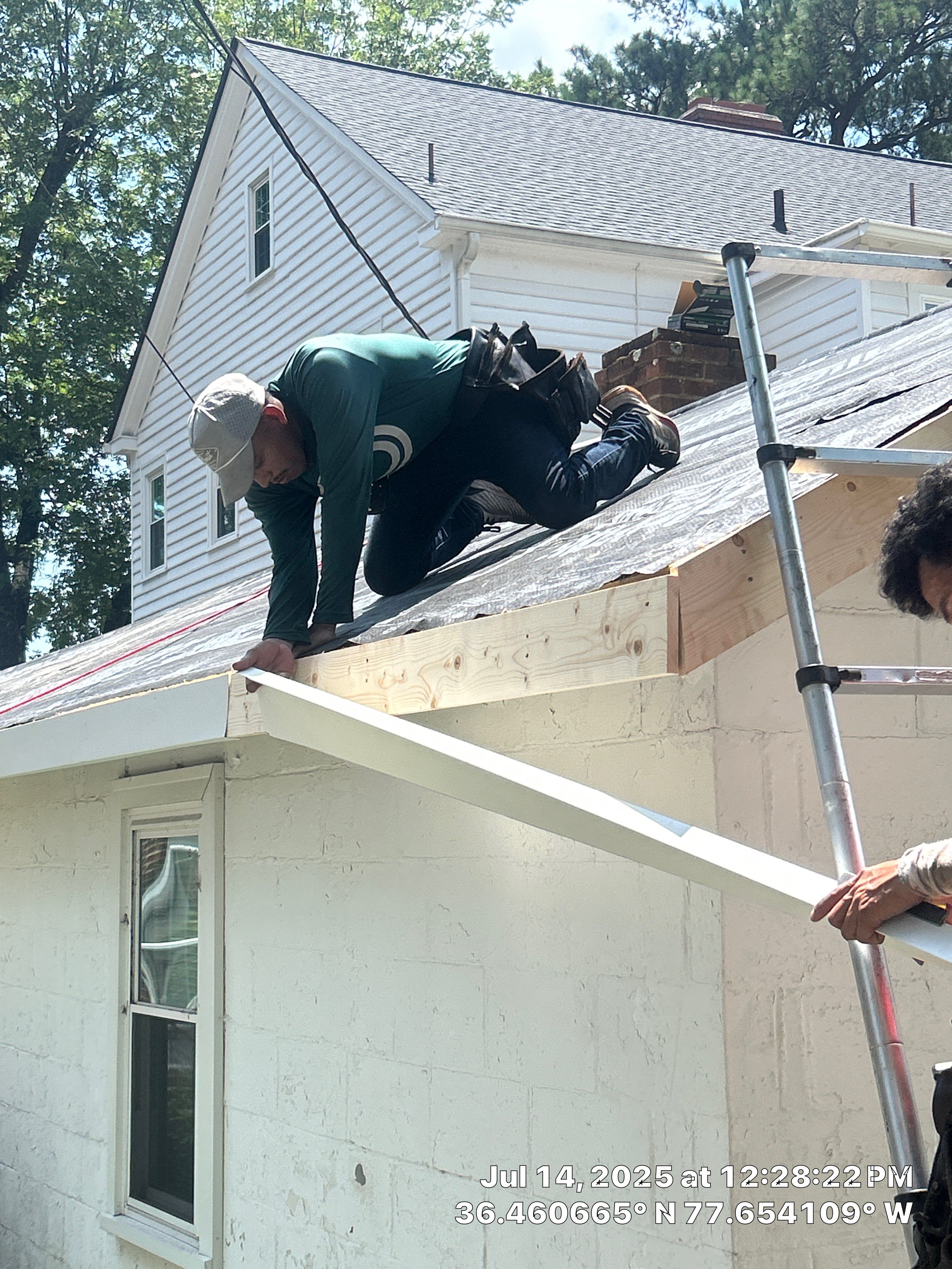 Roofing Project in Roanoke Rapids by Roofing Solutions