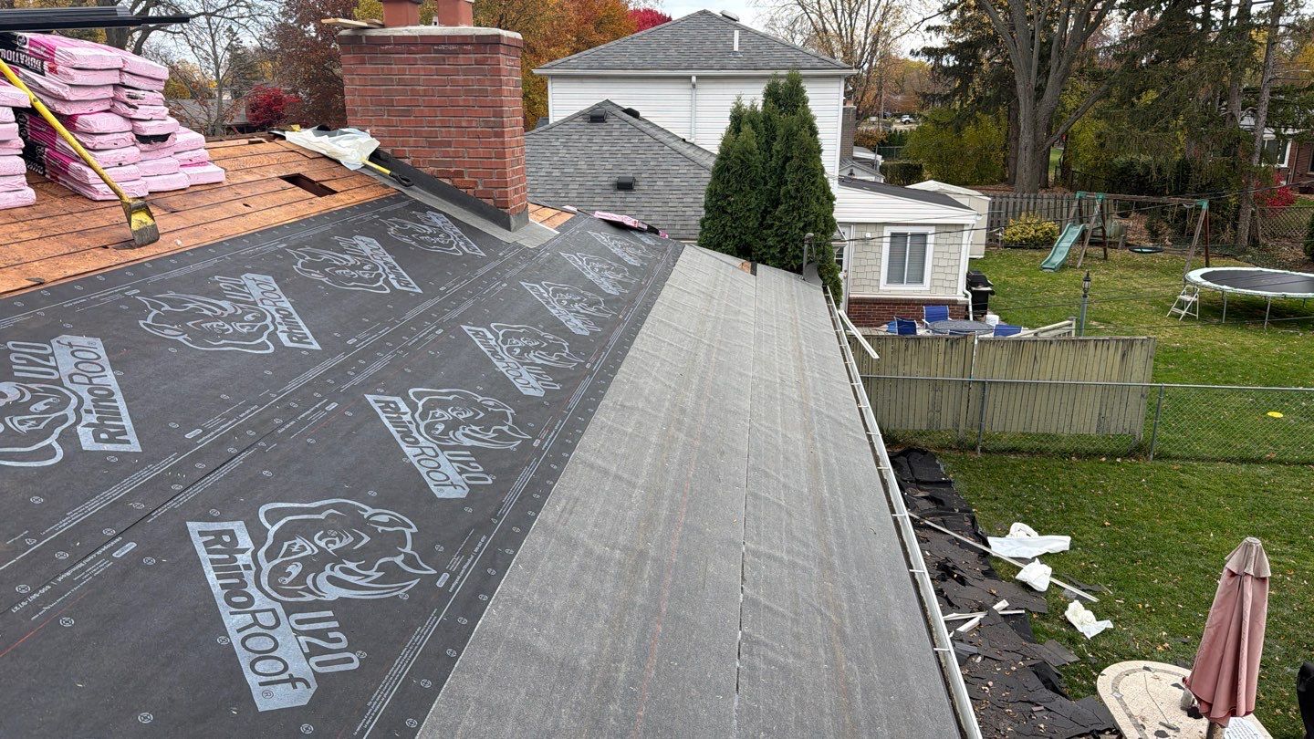 Roof Replacement using Owens Corning Onyx Black by 180 Contractors