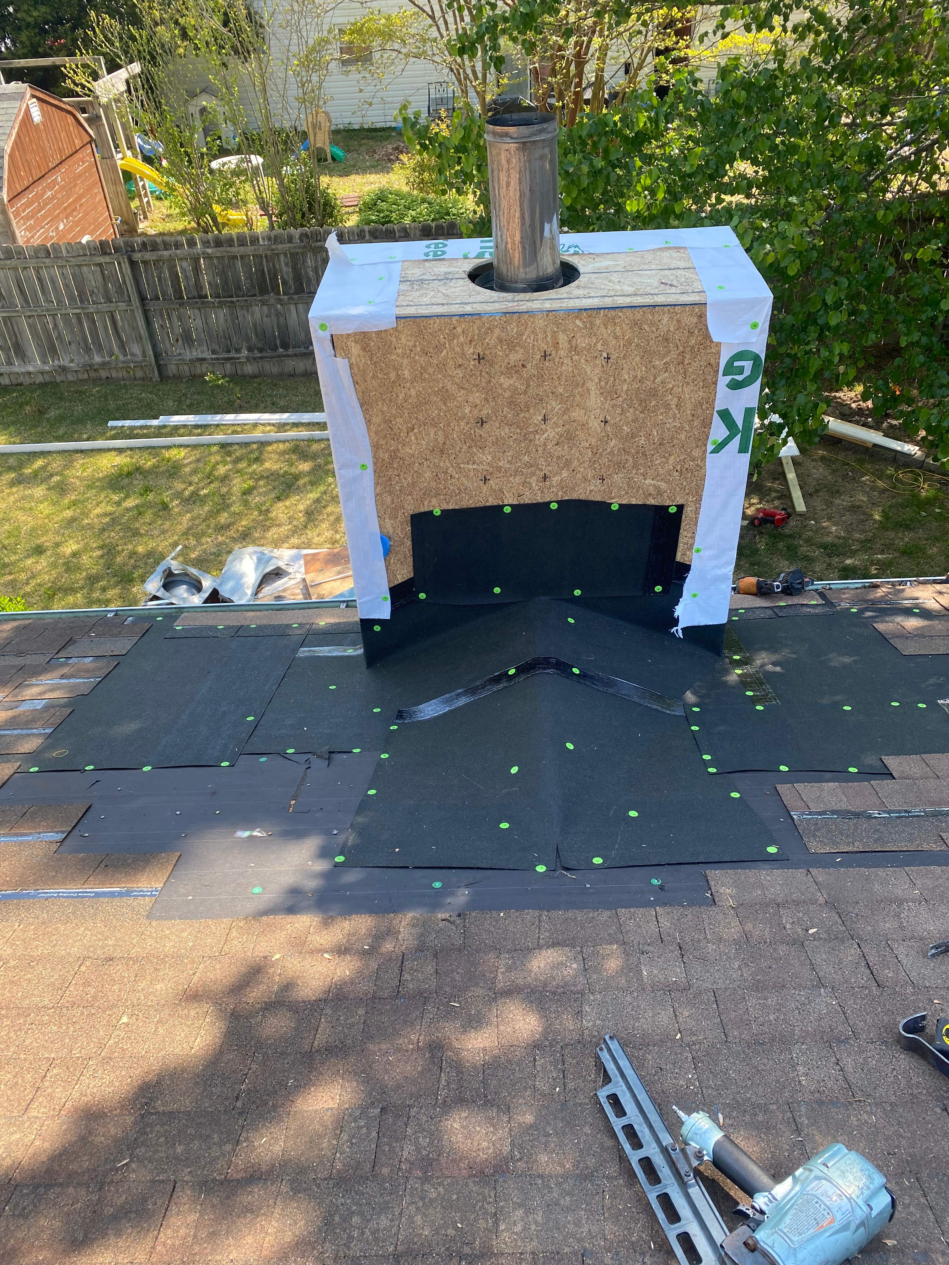 Chimney Leak Repair - Complete Rebuild by Premier Chimney and Roofing