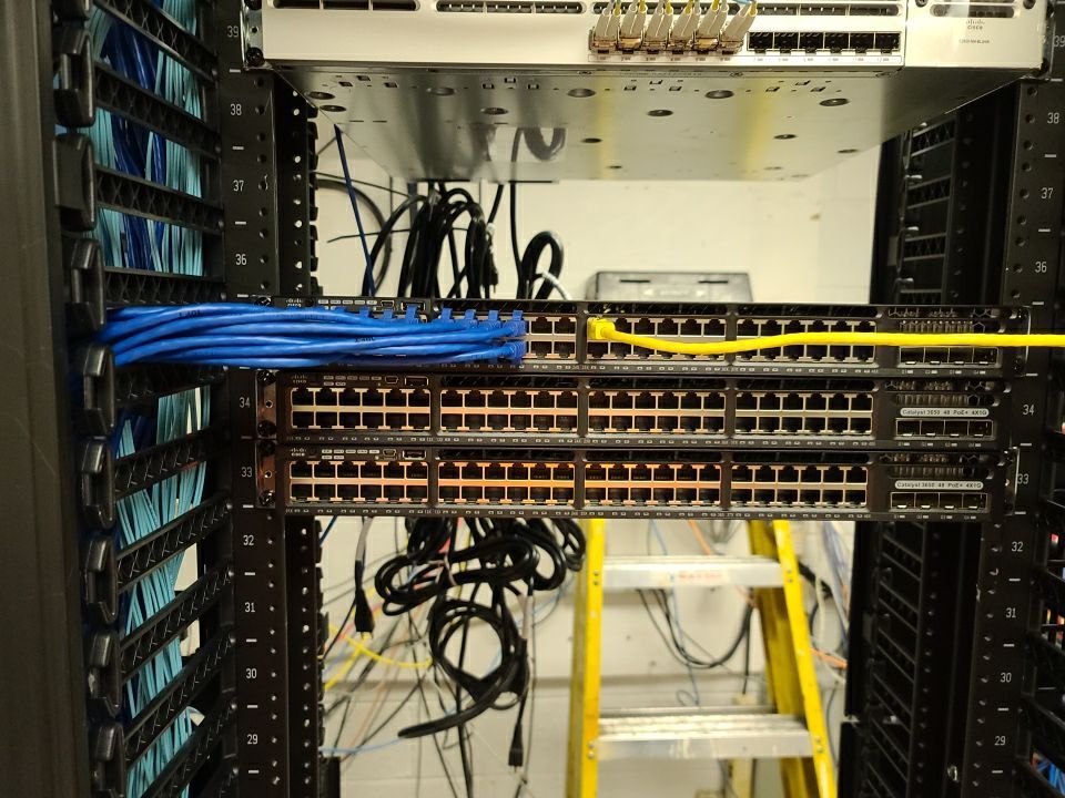 Structure Cable Installation using Cat 6 Cabling & Fiber  by Firmament Solutions
