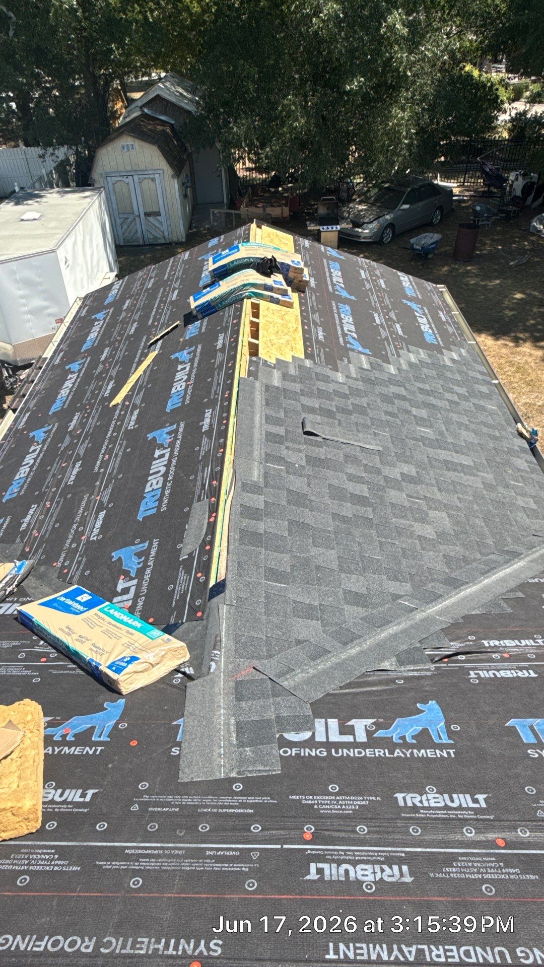 Roof replacement and interior repair by hail and wind damage by Just Brilliant Restoration JBR