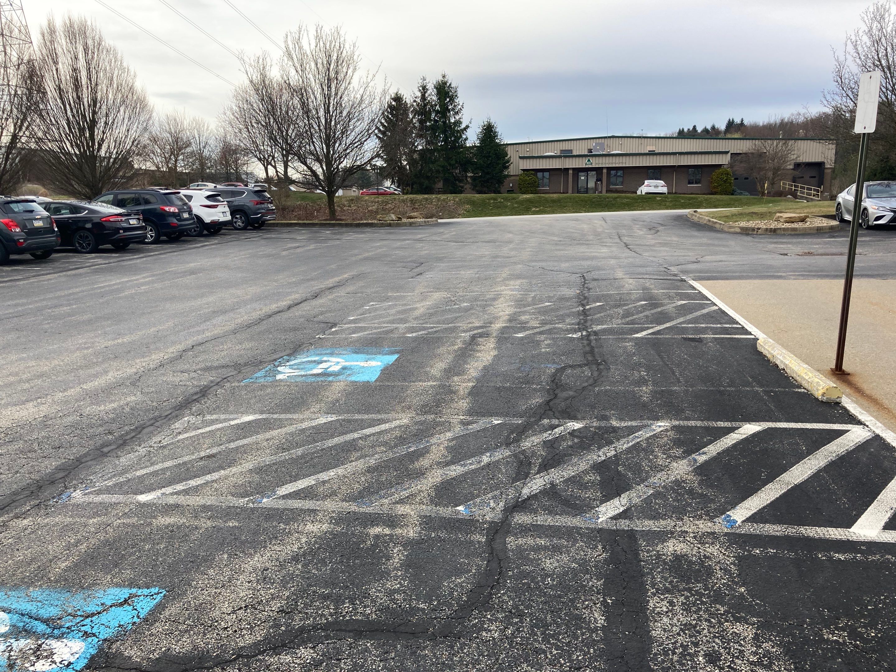 Asphalt Resurface Commercial Park Lot using asphalt by Brant's Asphalt