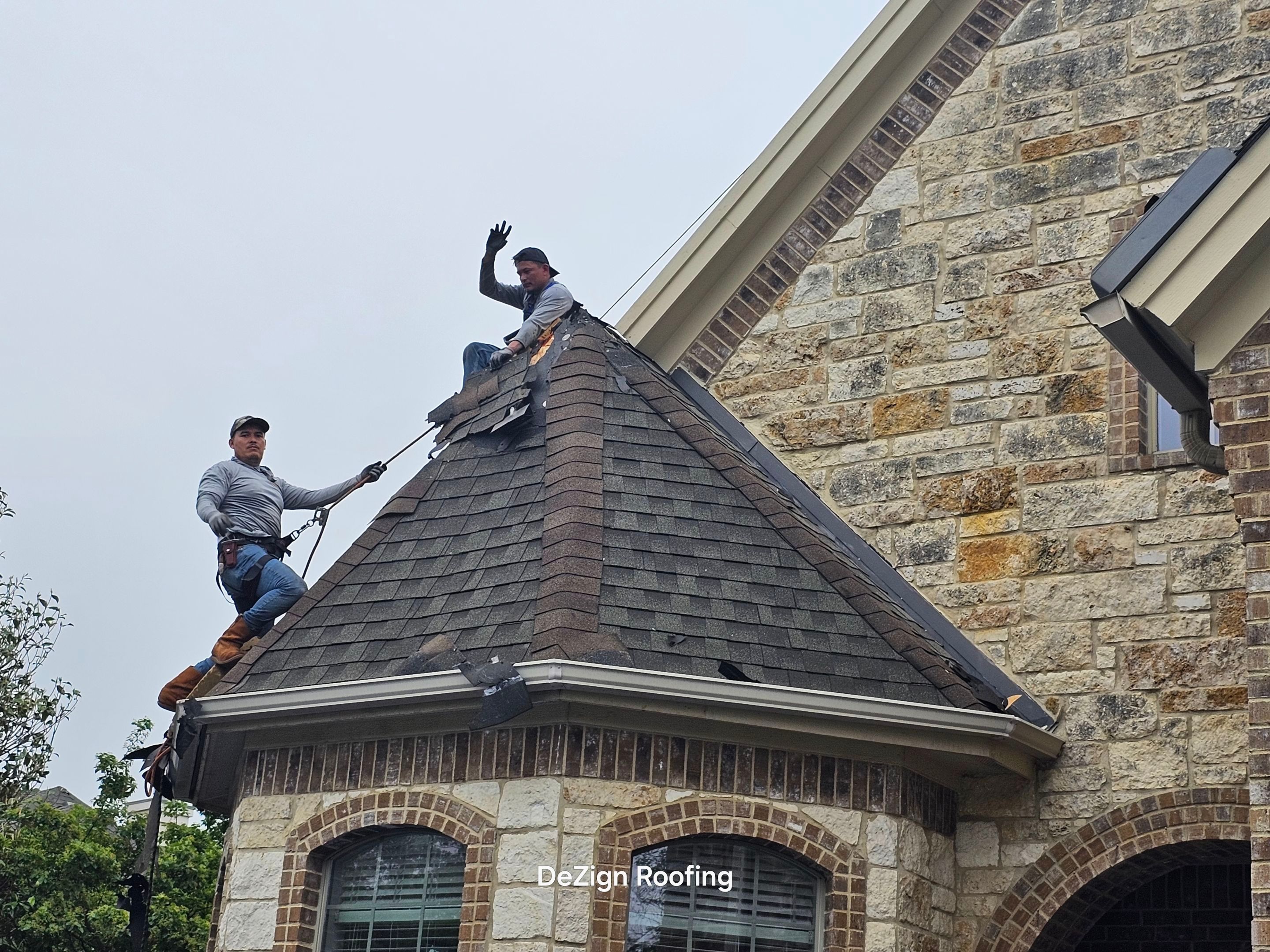 Residential Roofing Installation using Malarkey Vista Shingles Color Heather by DeZign Roofing & Exteriors