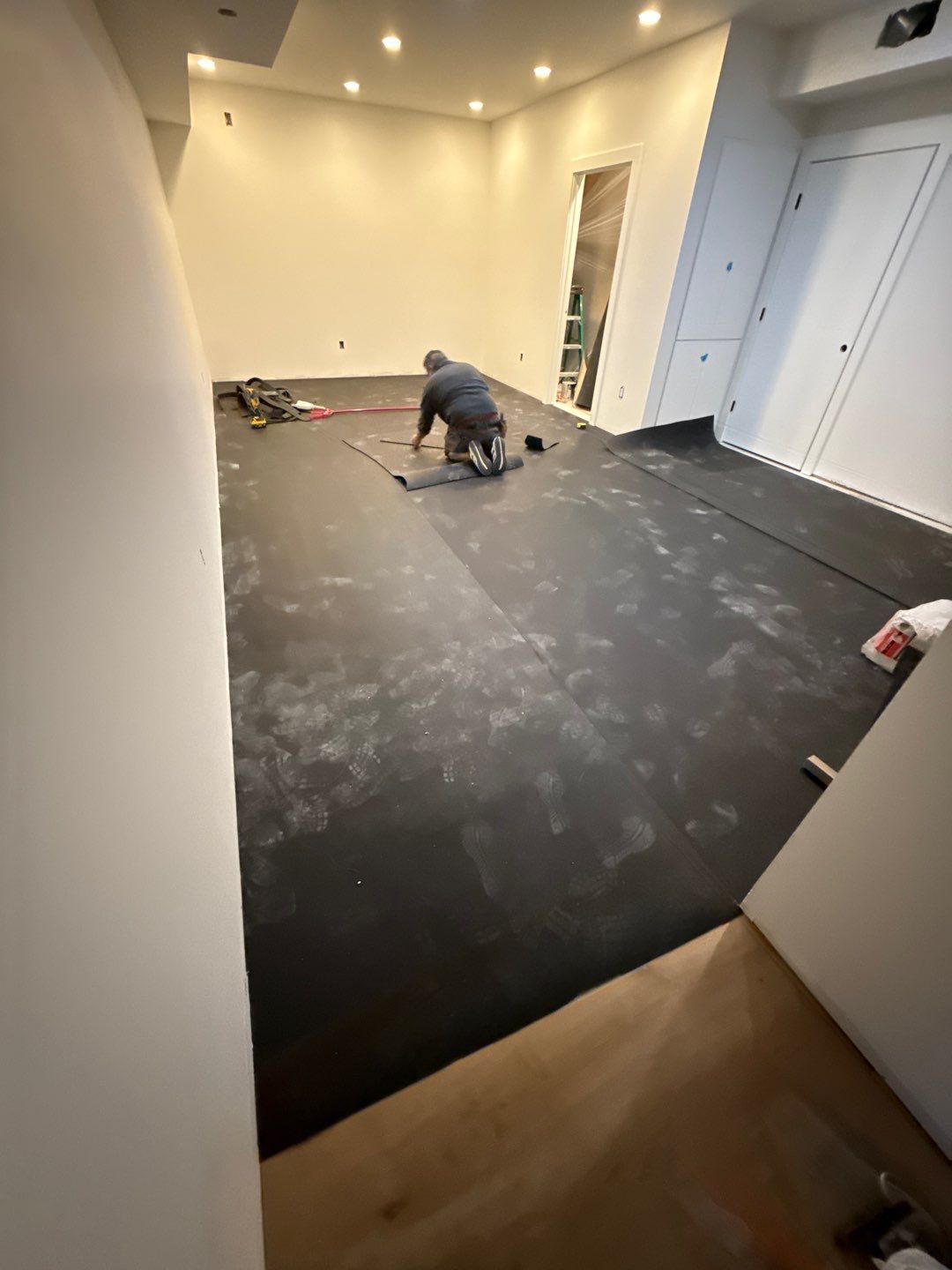 Basement Finishing Project with Home Gym and Sauna in Prospect by Authentic Carpentry