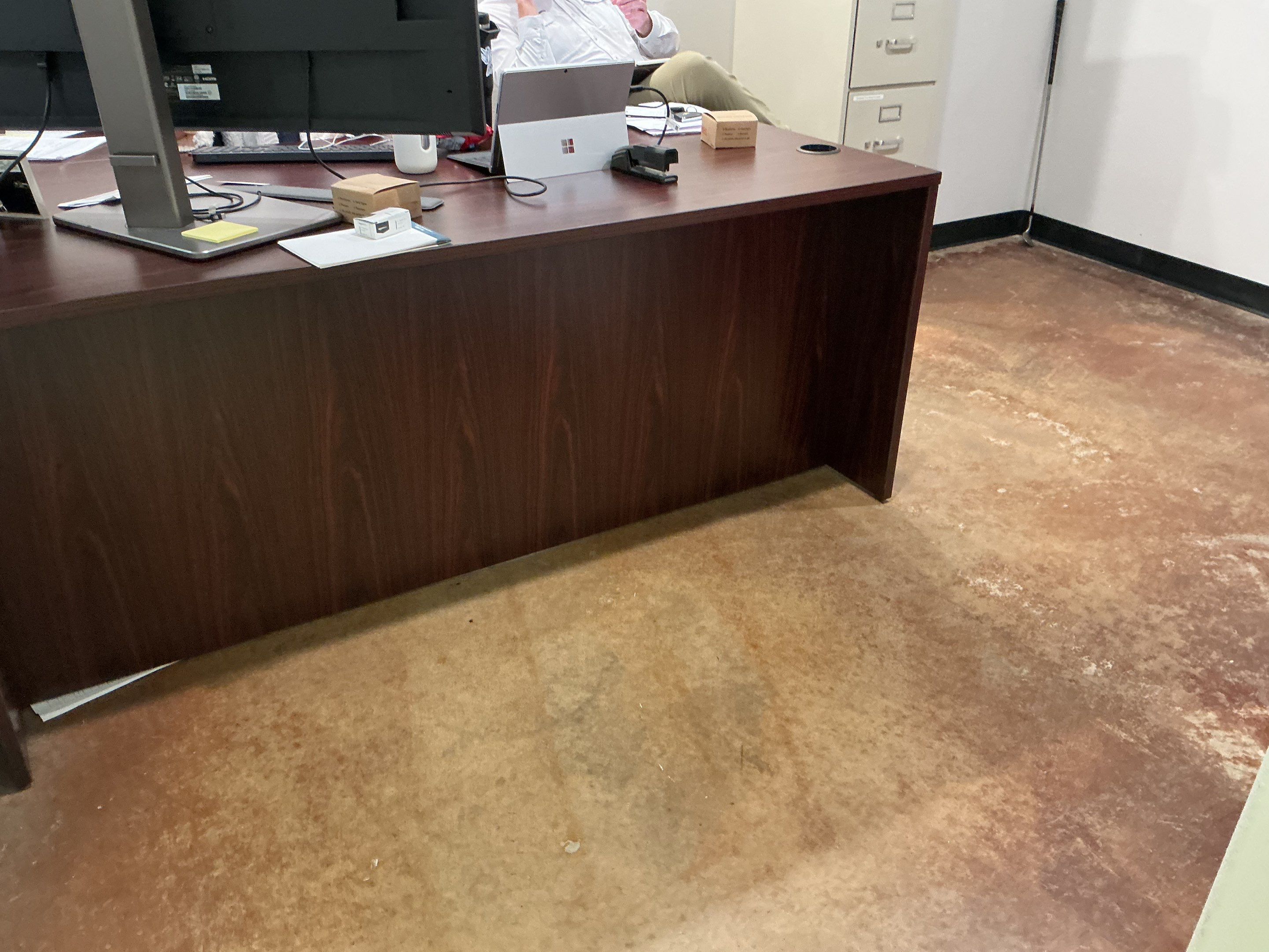 Dallas Office Interior Restoration and Commercial Carpet Tile Installation by Simmons Floors 