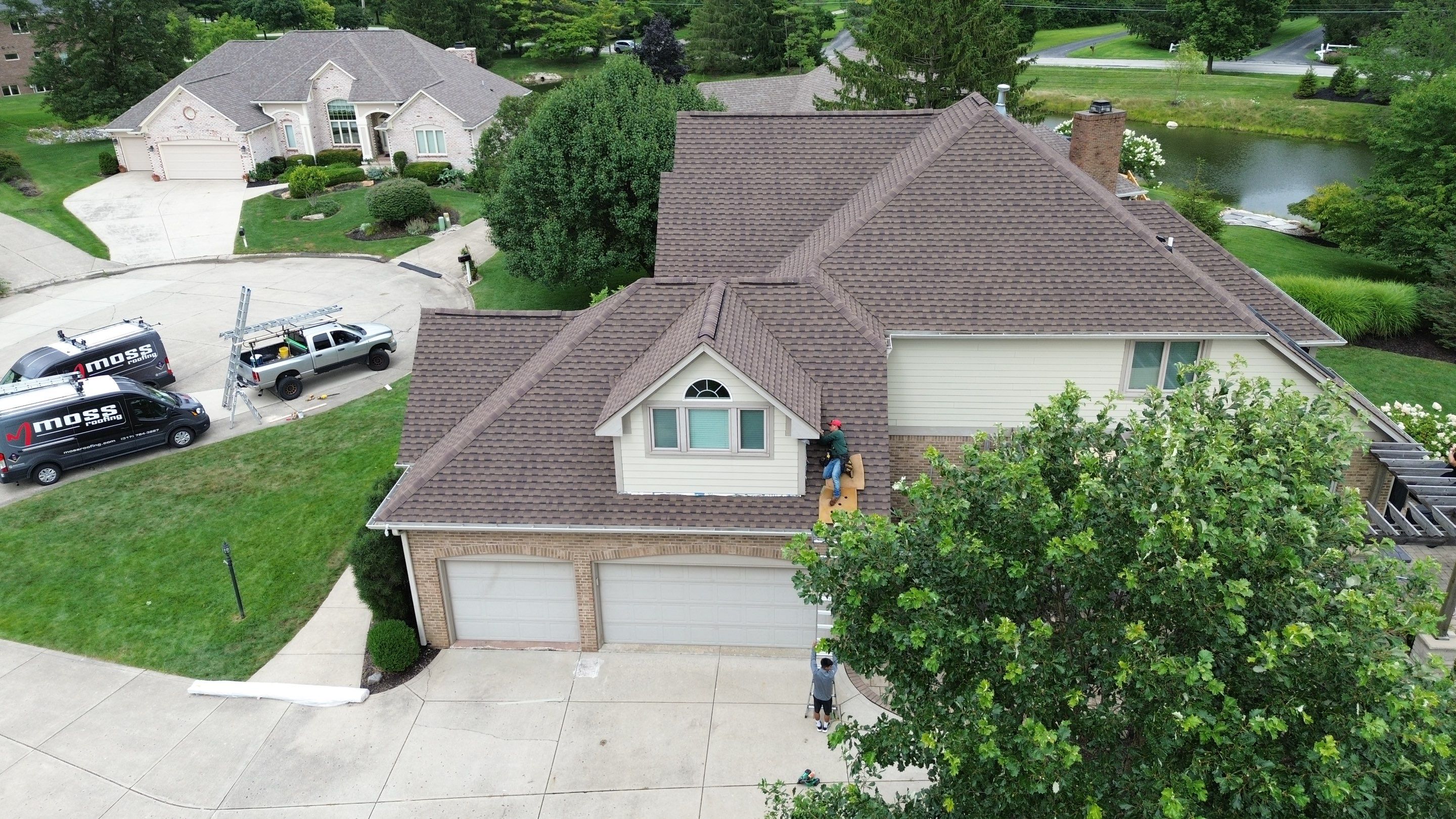 Project in Indianapolis by Moss Roofing