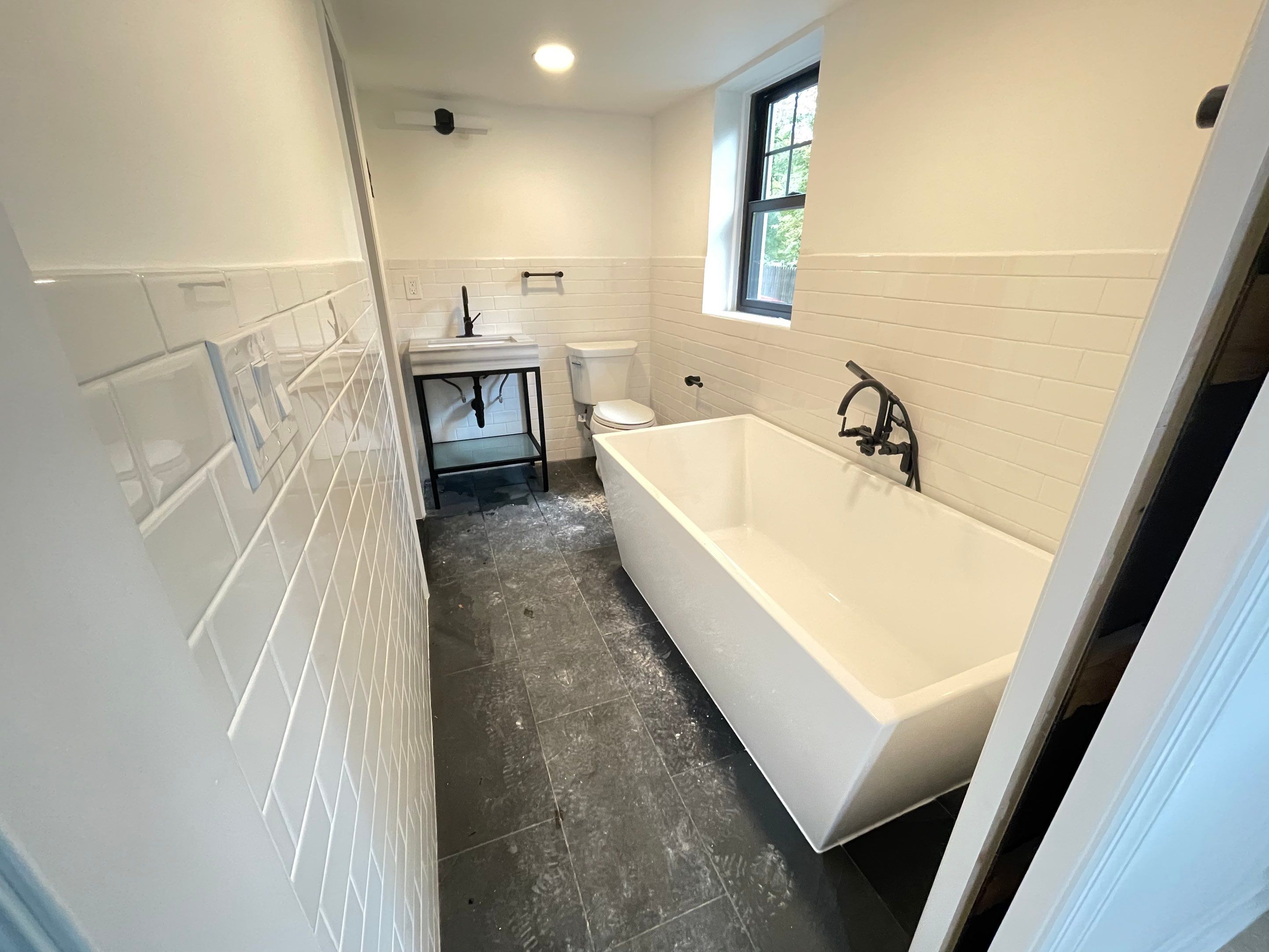 Basement Remodel using Tile by Home Concepts Construction