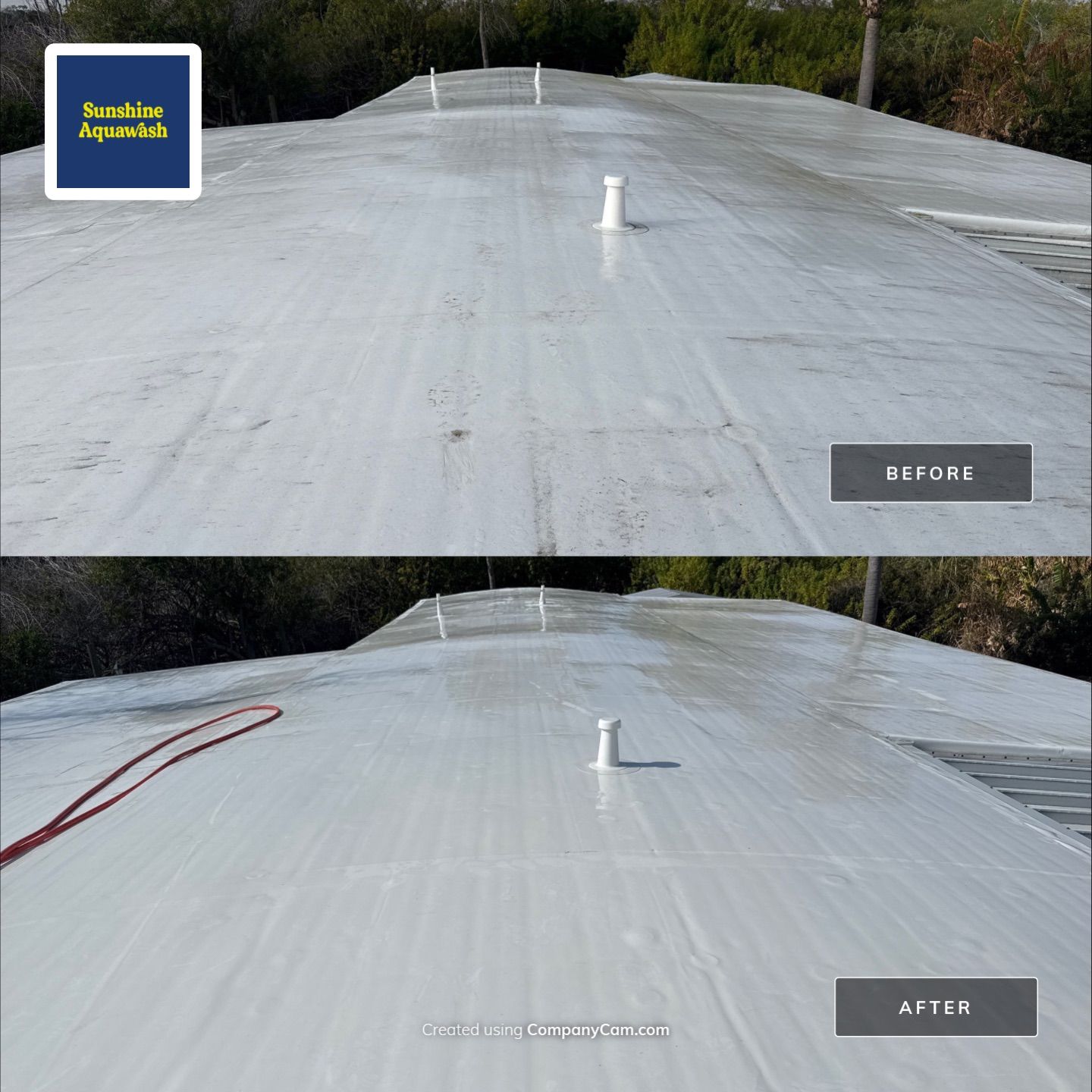 TPO Roof Cleaning & Mobile Home Soft Wash in Chulavista Landings – Ruskin, FL by Sunshine AquaWash