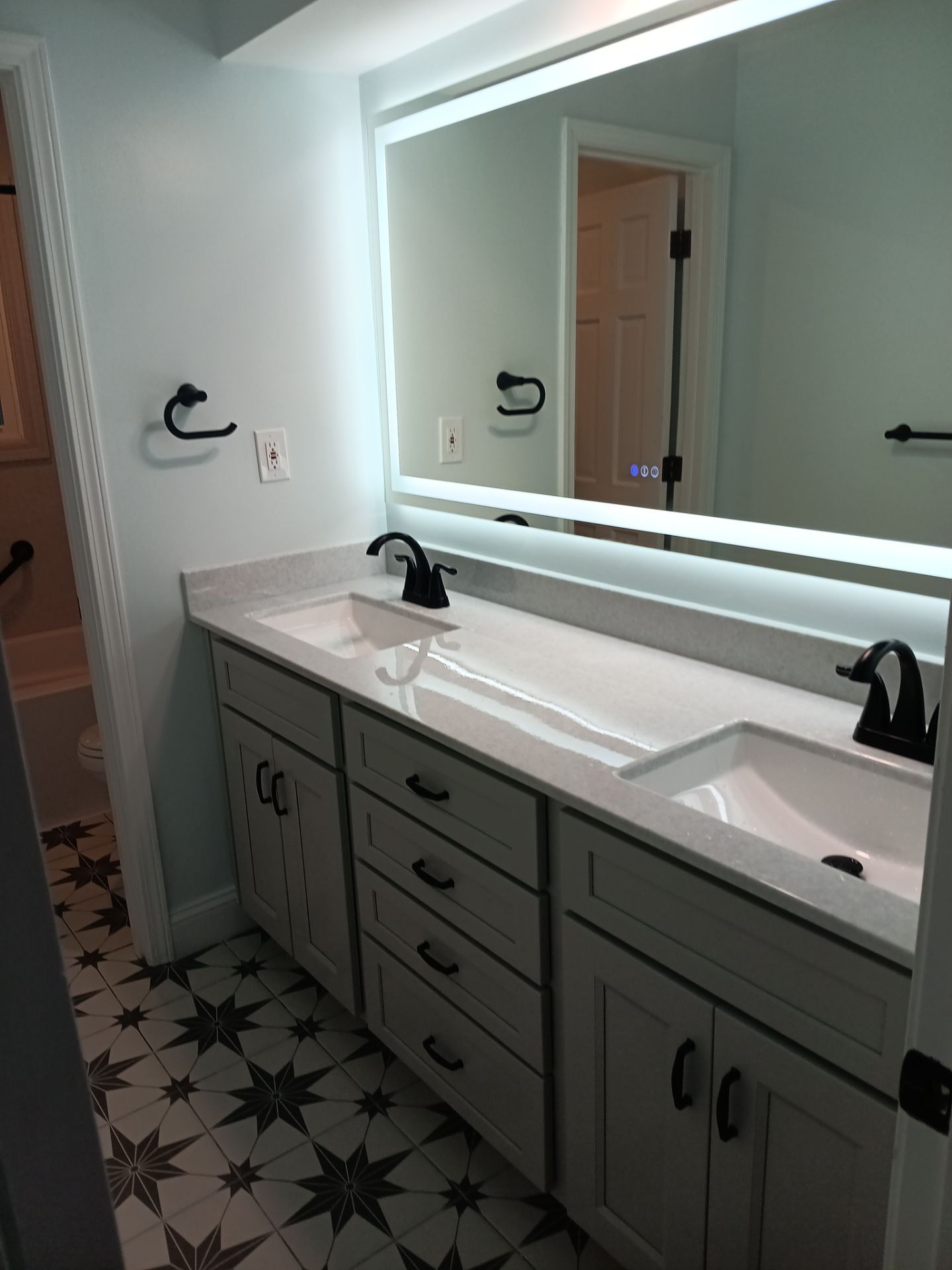 Becker Lake Home Bathroom Remodel by Kitchen Works LLC