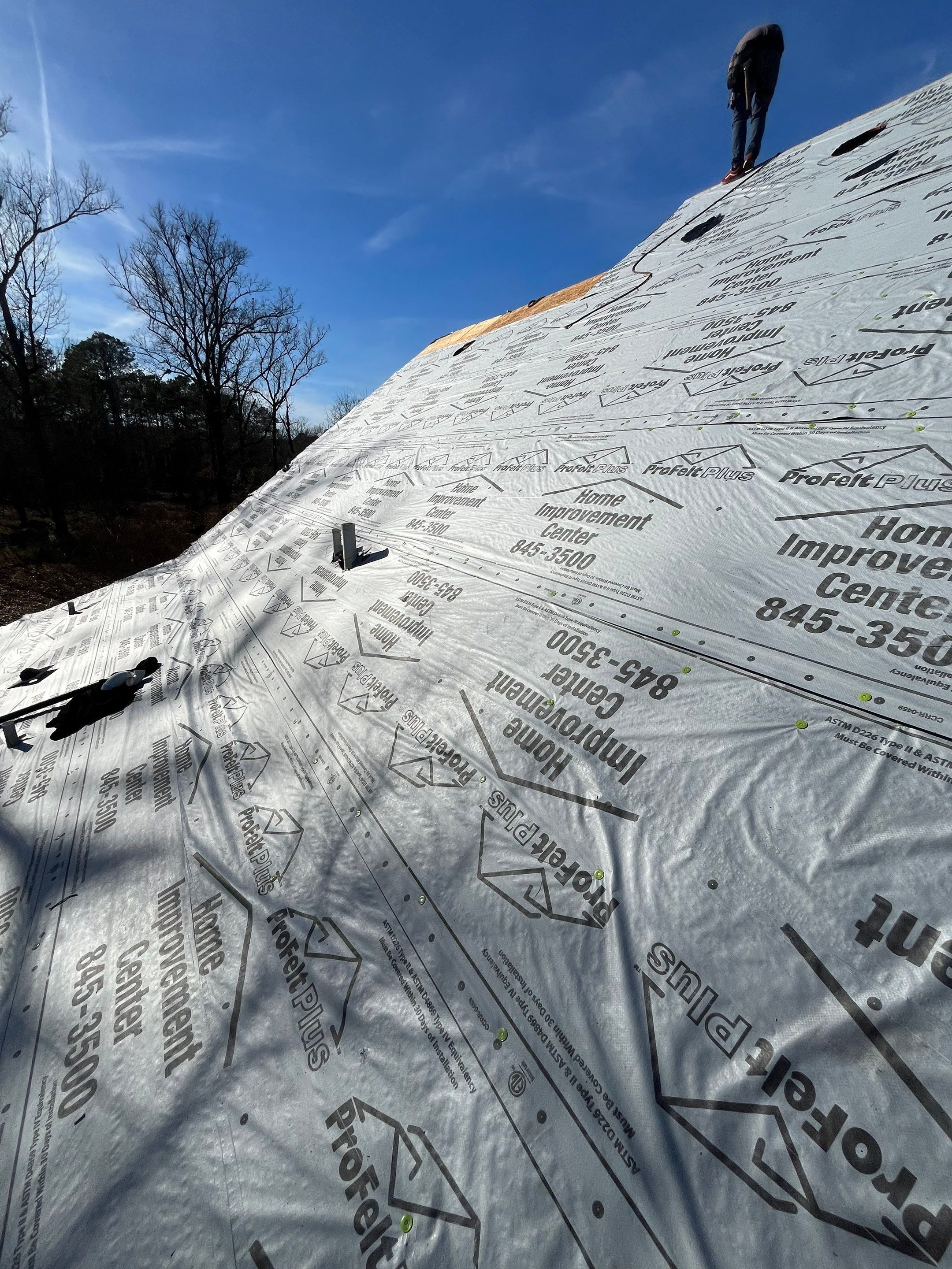 Residential Roofing Repair using CertainTeed XT25: Moire Black by Hostetler Roofing