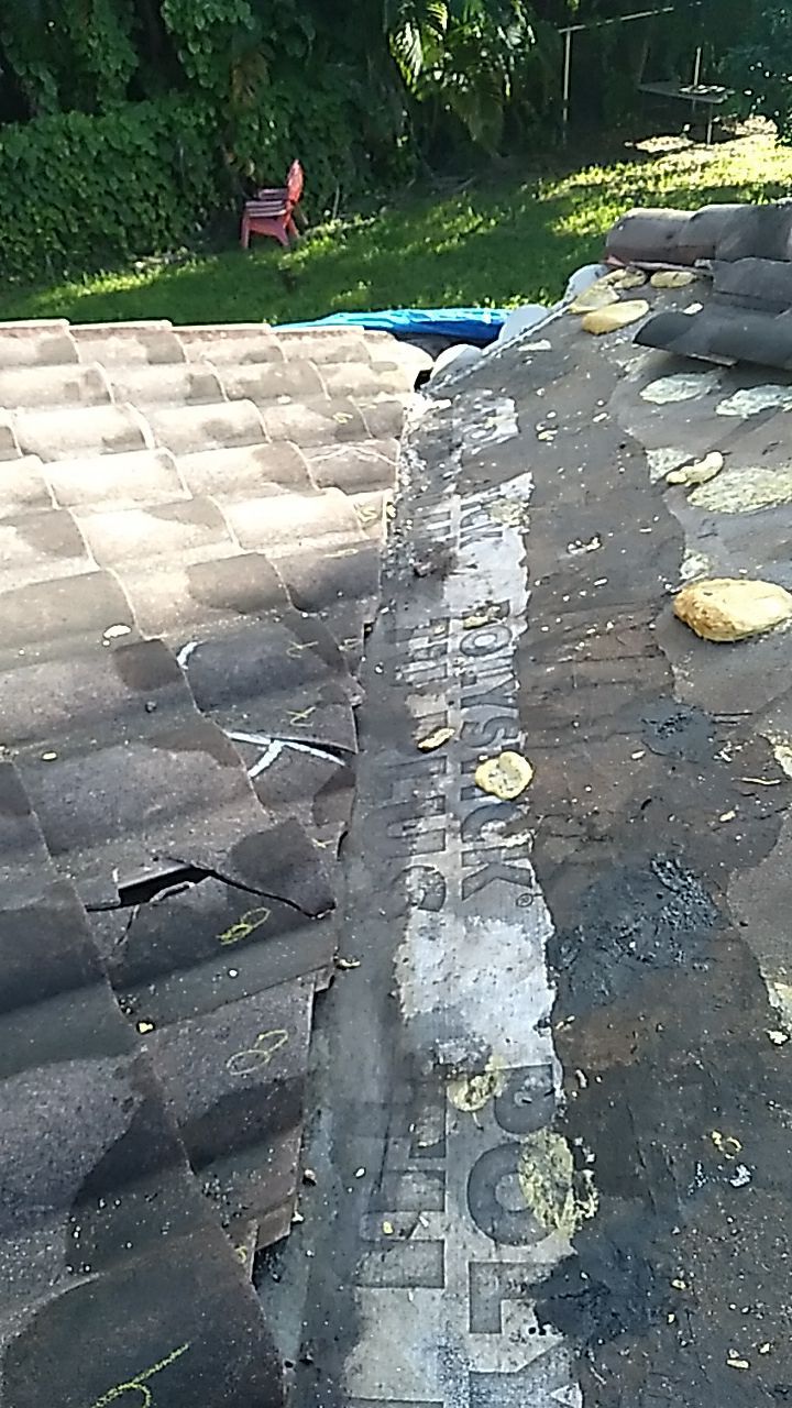Tile Roof Valley Leak Repair and Interior Ceiling Restoration in Davie by Aastro Roofing