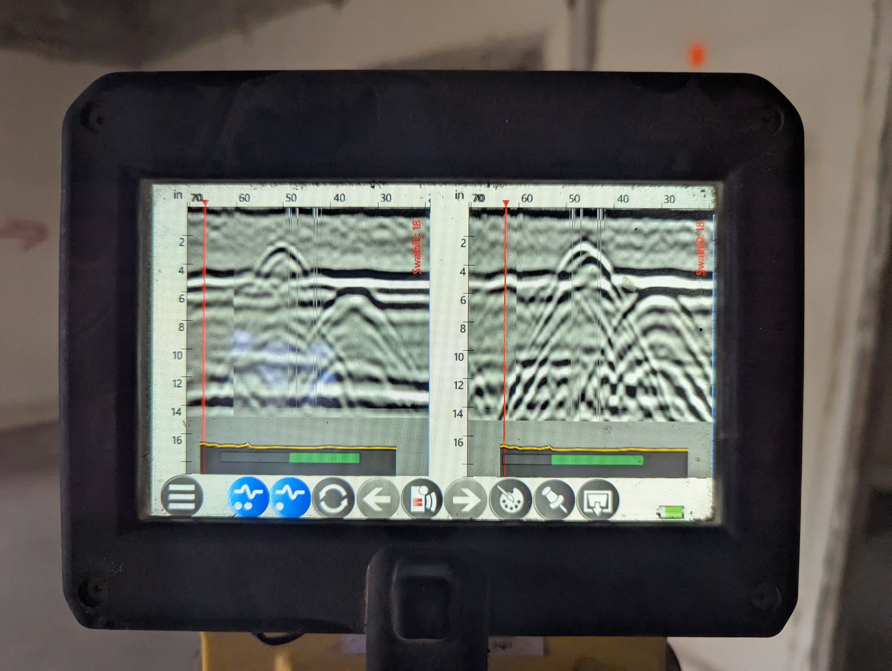 Concrete Scanning using Concrete GPR Scanner by Alsip Locating Service, LLC