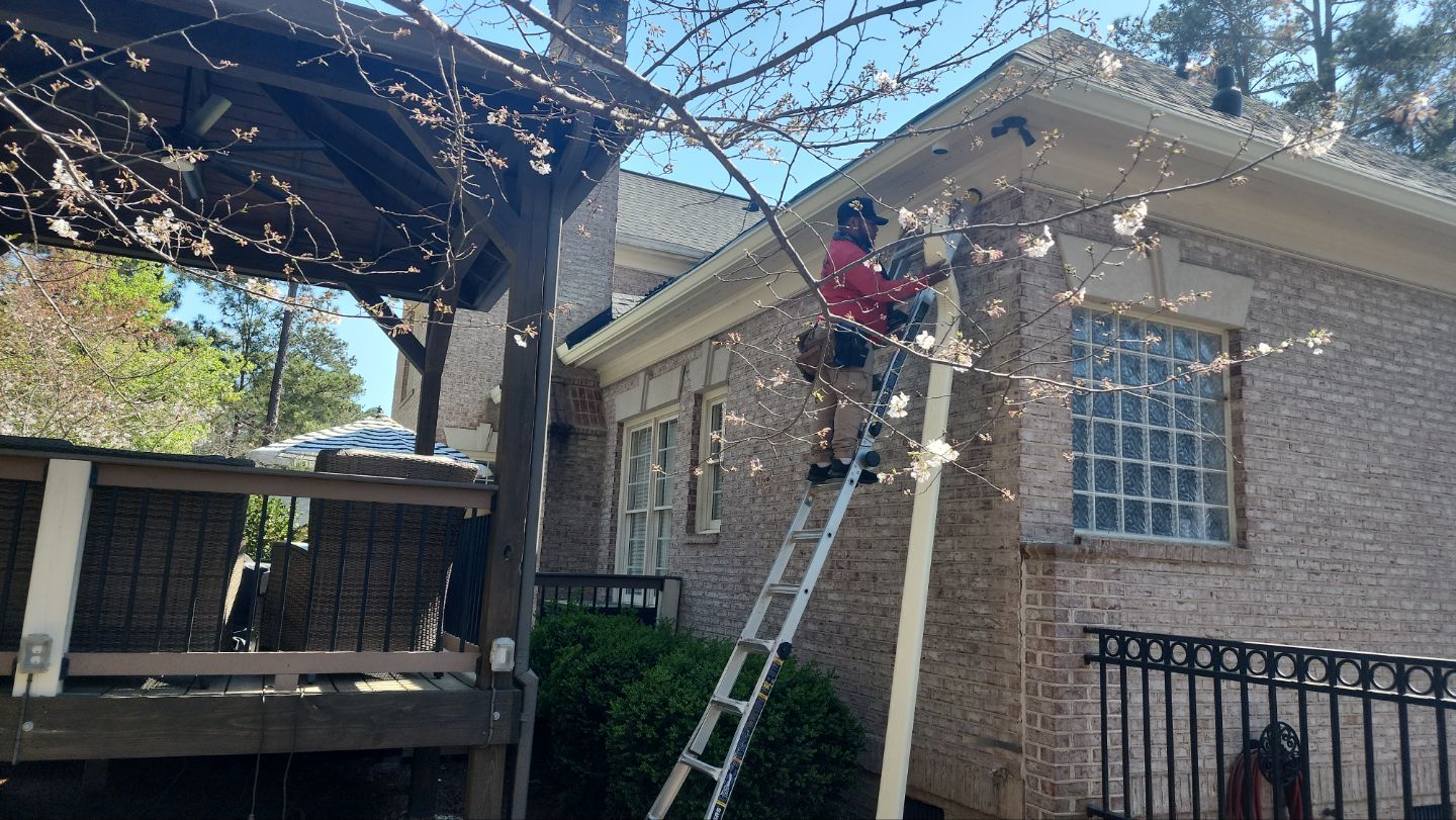 Roof Repair with PermaBoots, Gutter Installation, Cleaning, using 6" Seamless Gutters and Leaf Filter Guards by Indigo State Roofing