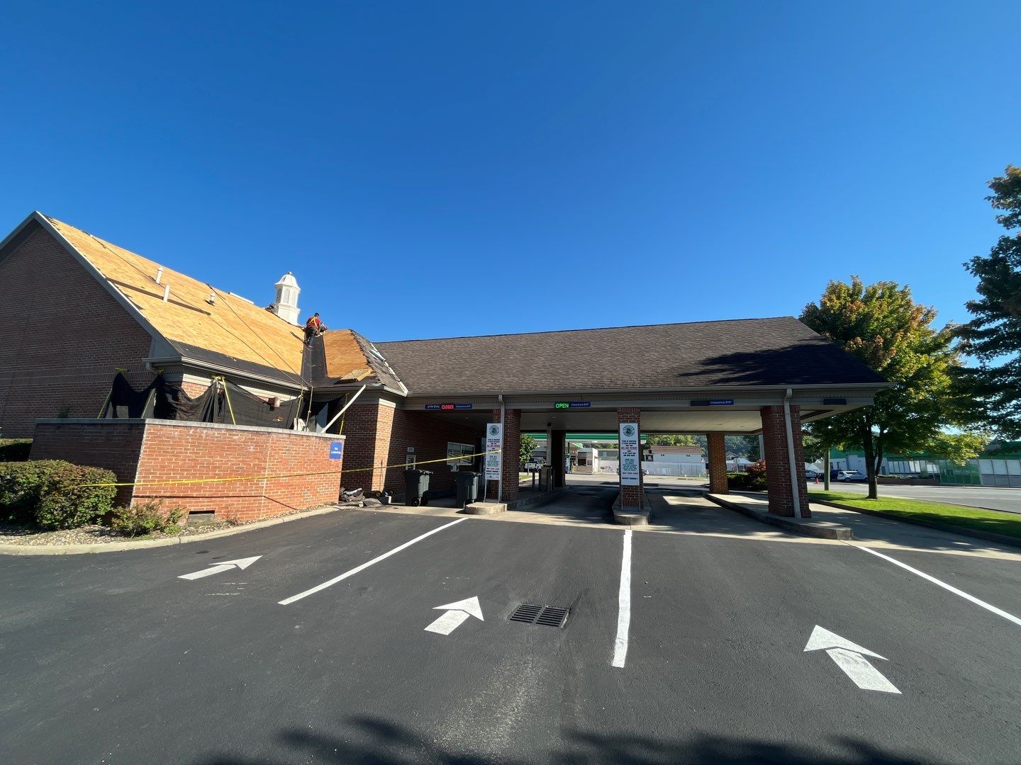 Commercial Roofing Installation using Performance Shingles by Mr. Roofer