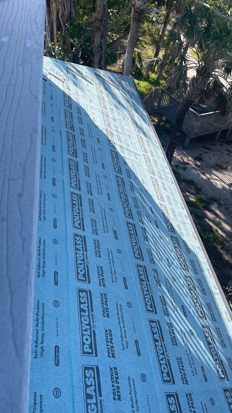 Residential Roofing Installation using Gulf Coast Metals Gulf Seam Panels by Four Peaks Roofing