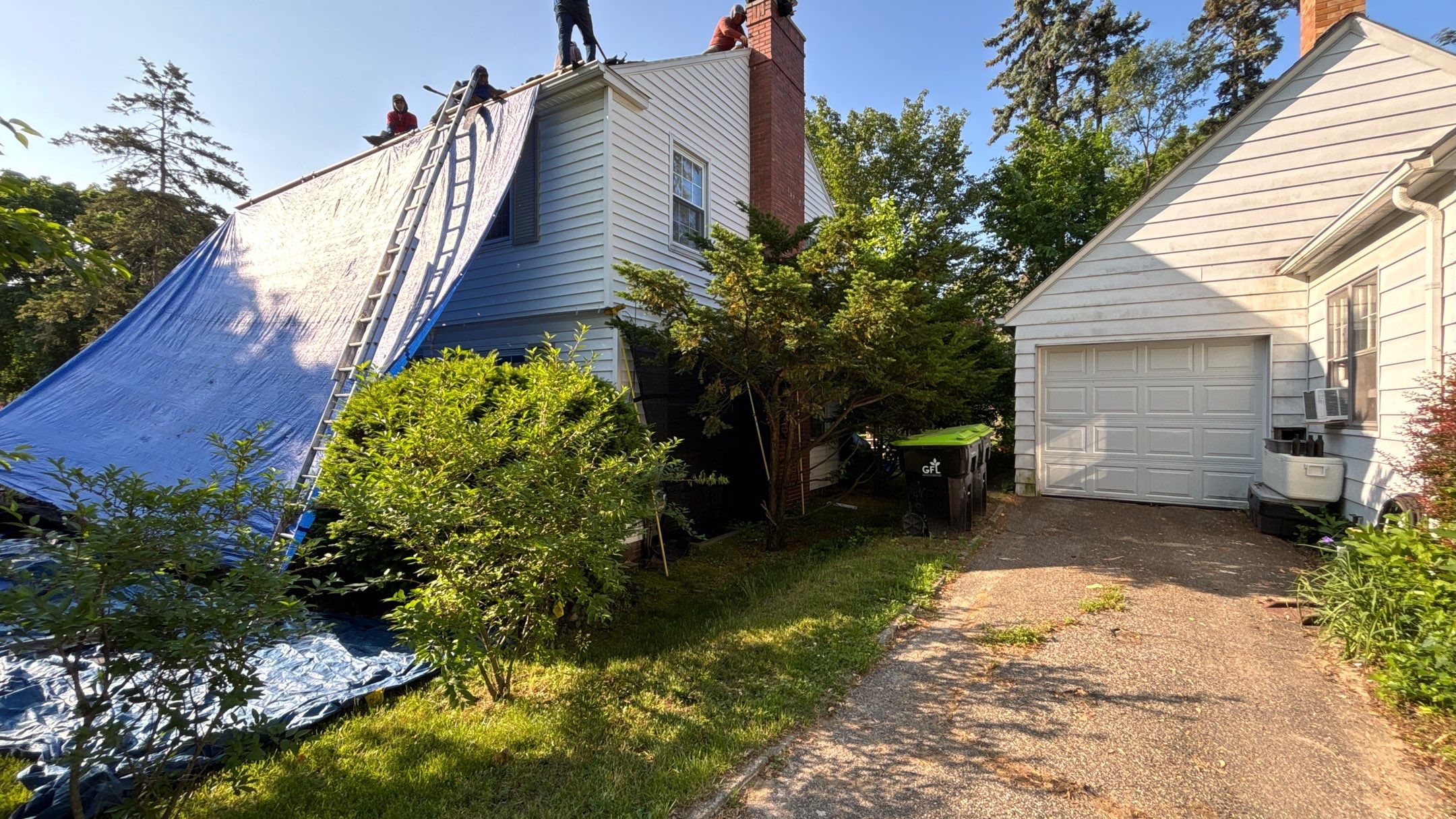 Roof Replacement using Owens Corning Desert Rose by 180 Contractors