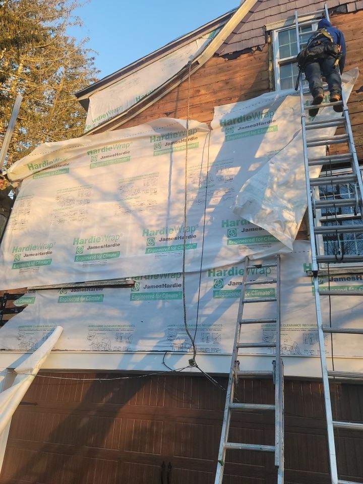 Siding Installation using James Hardie by UBrothers Construction