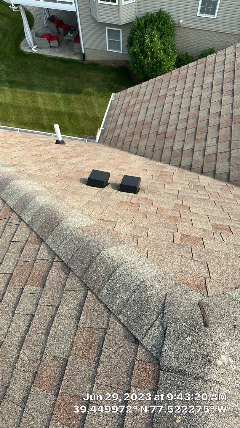 Residential Roofing Repair using CertainTeed Landmark Weathered Wood Architectural Shingles by Frederick Roof Repair