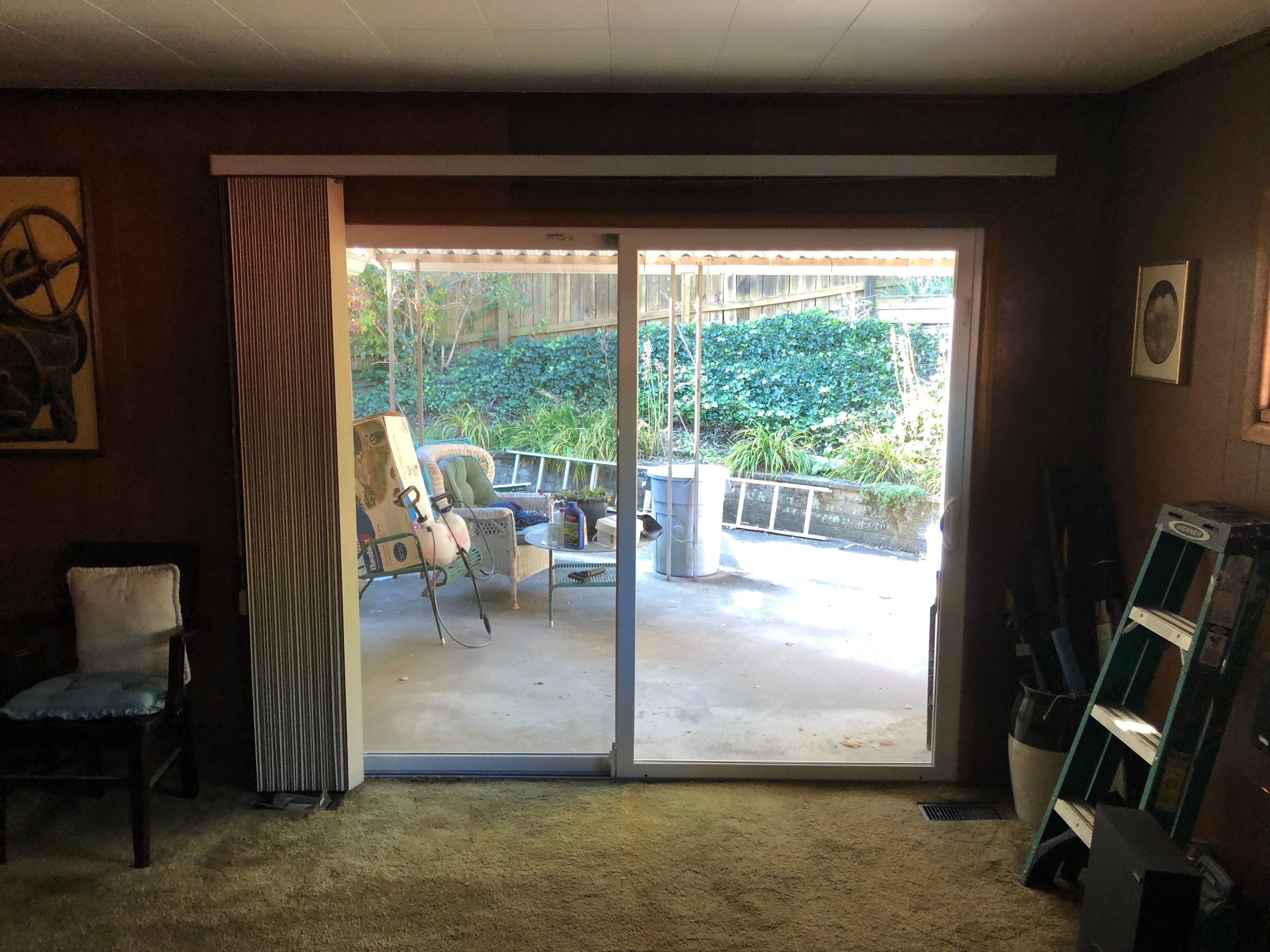 Door Installation using Polaris Sliding Patio Door by Secure Construction Company Inc