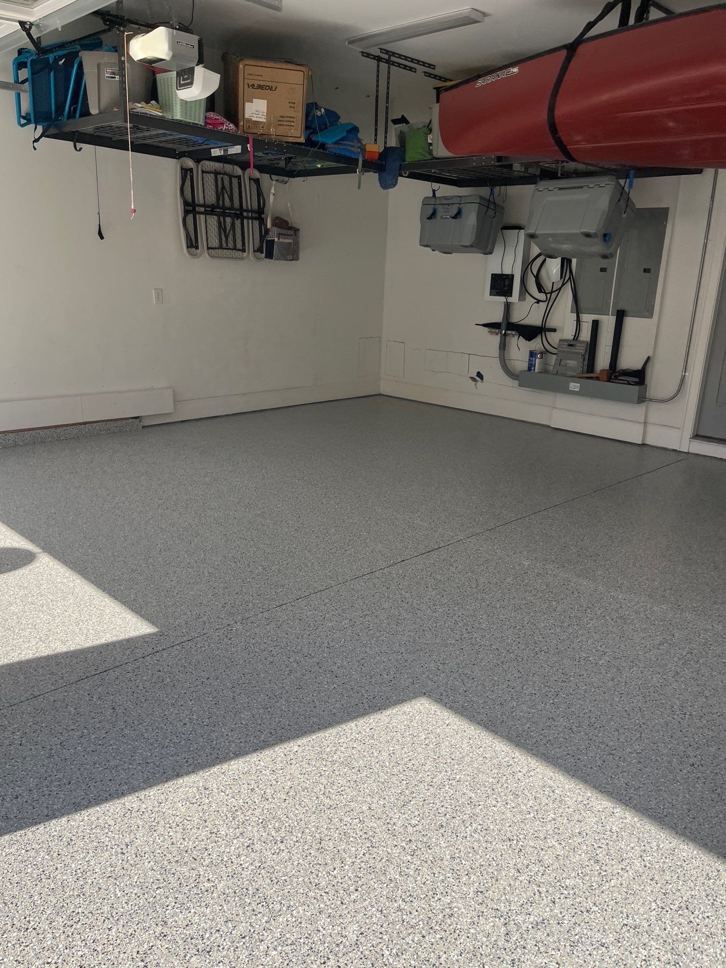 Garage Floor Coating using Cabin Fever by My Garage Floor Guys