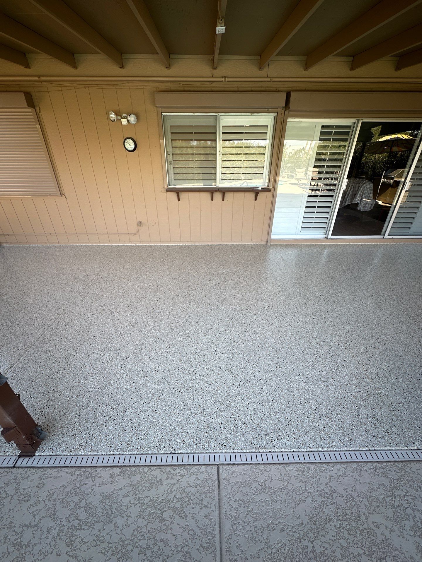 Concrete Coating using Resinwerks by Crash of Rhinos Painting & Garage Floors