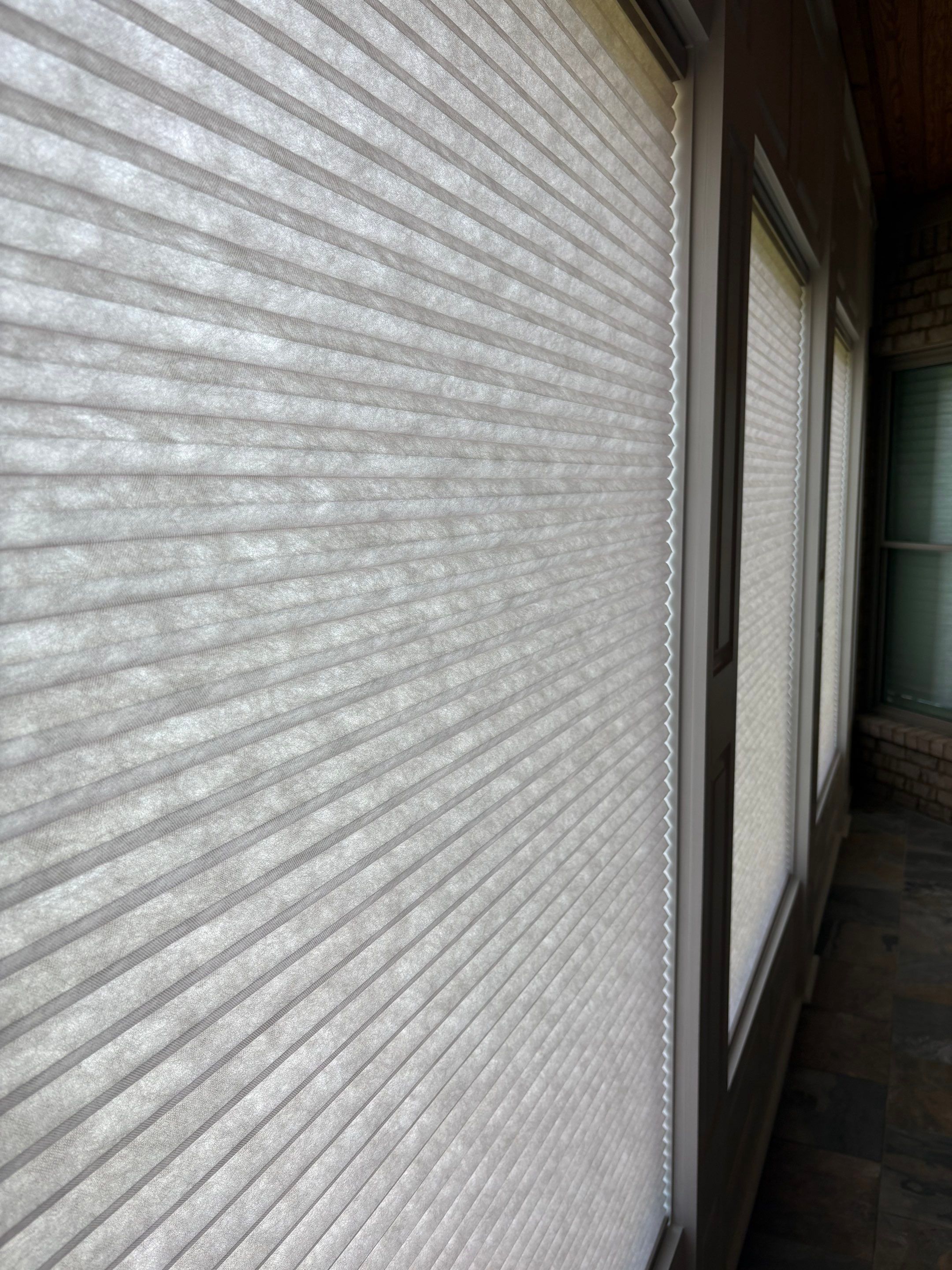 Sunroom Honeycomb Project in Huntsville by Blinds and Borders
