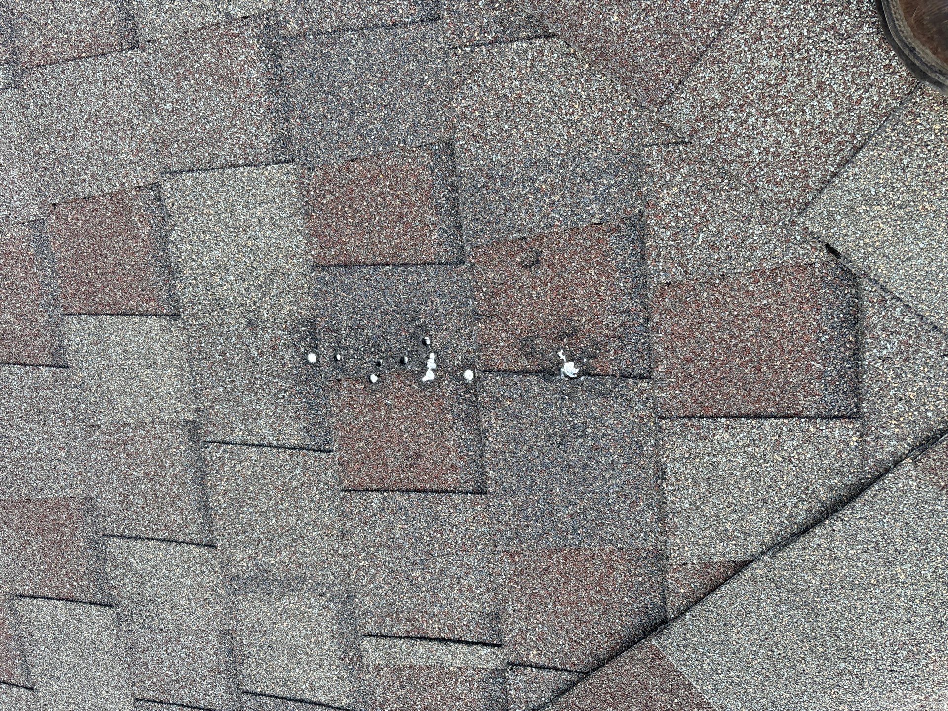 Hail Damage using Owen's Corning Duration (Lifetime) Shingles by Roof Repair Company