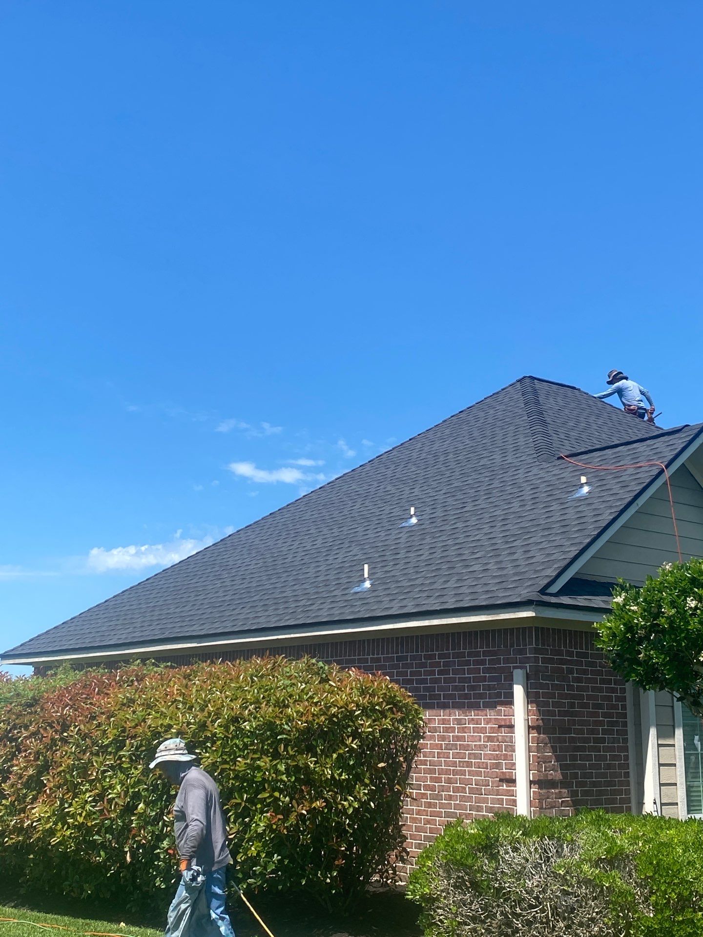Residential Roof Replacement using GAF HDZ - Charcoal shingles by Elite Roofing LLC