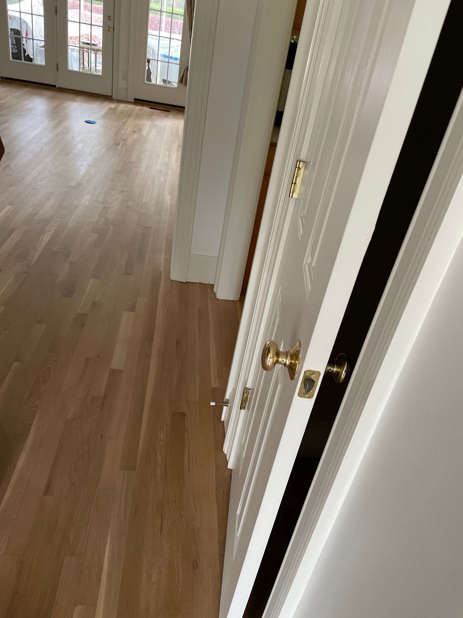 Sand and Refinish using Bona Waterbased by Footprints Floors of Coastal Carolina