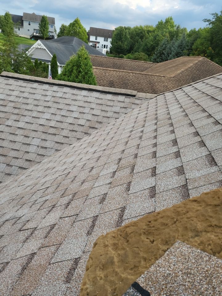 BRAND: ATLAS PINNACLE COLOR: PRISTINE SCOTCHGARD TAN DRIP EDGE: MUSKET BROWN by Eagle Eye Roofing