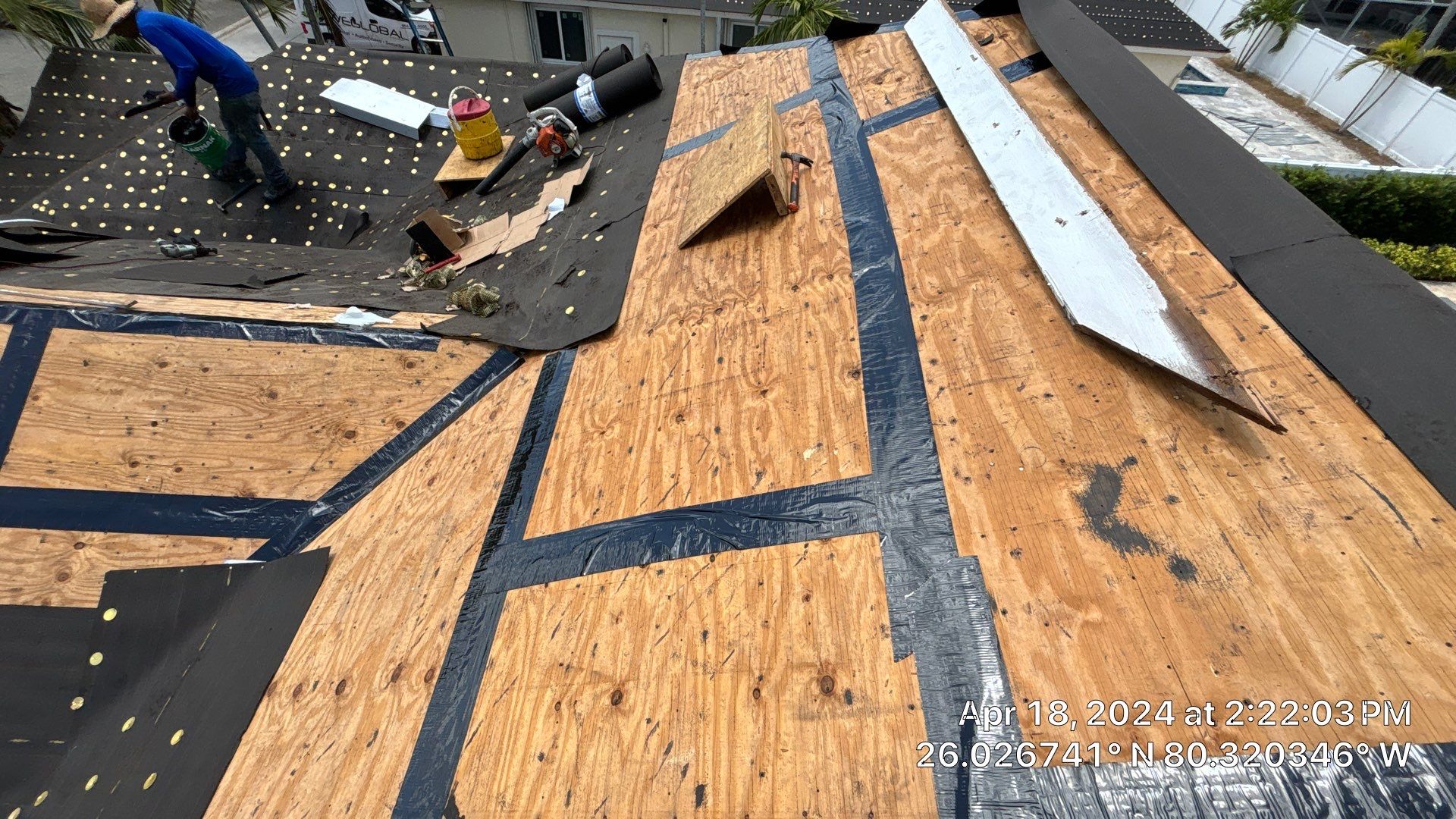 Roof Replacement from Tiles to Metal by Earl W. Johnston Roofing