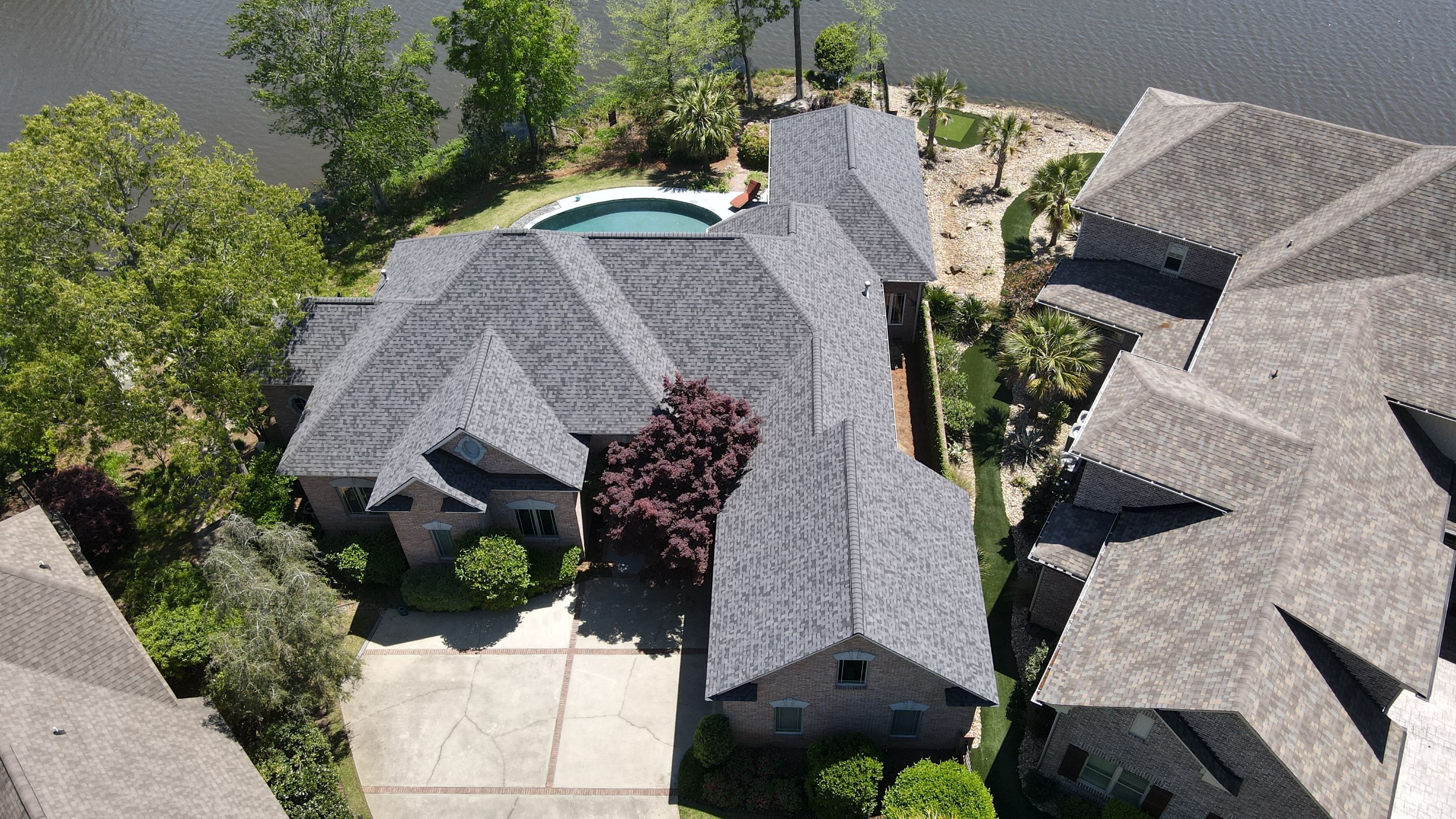 Residential Roofing Installation using Owens Corning Duration Midnight Plum by Indigo State Roofing