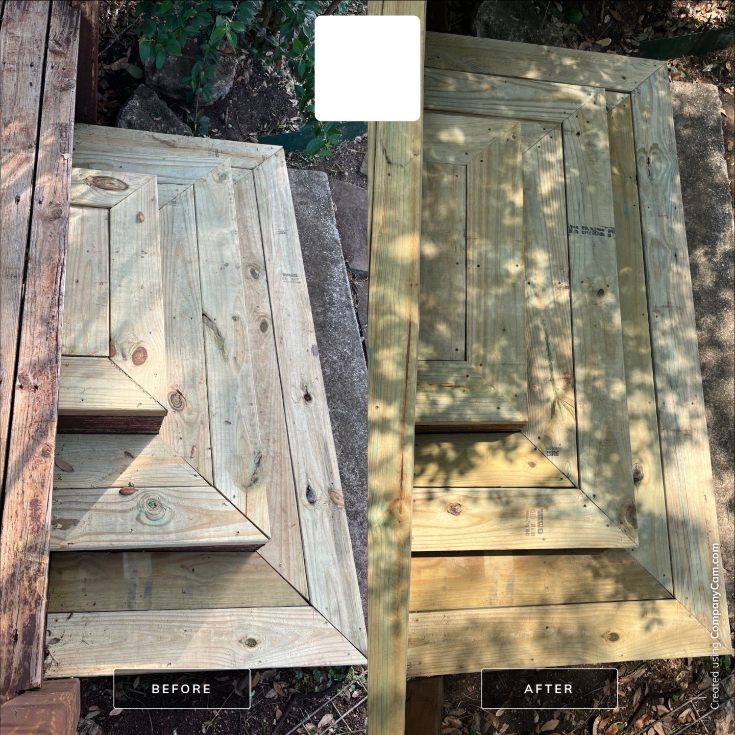 Deck Repair using Pressure-treated lumber by TEXFIX LLC