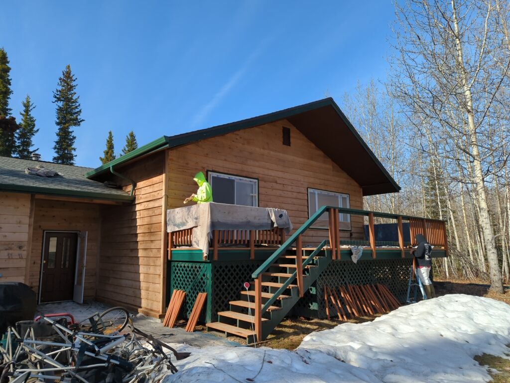 Wood Siding Restoration by Midnight Sun Painting