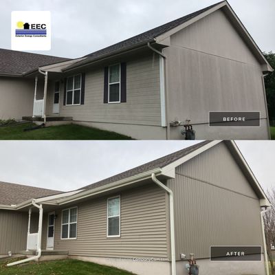 From wood siding to vinyl siding