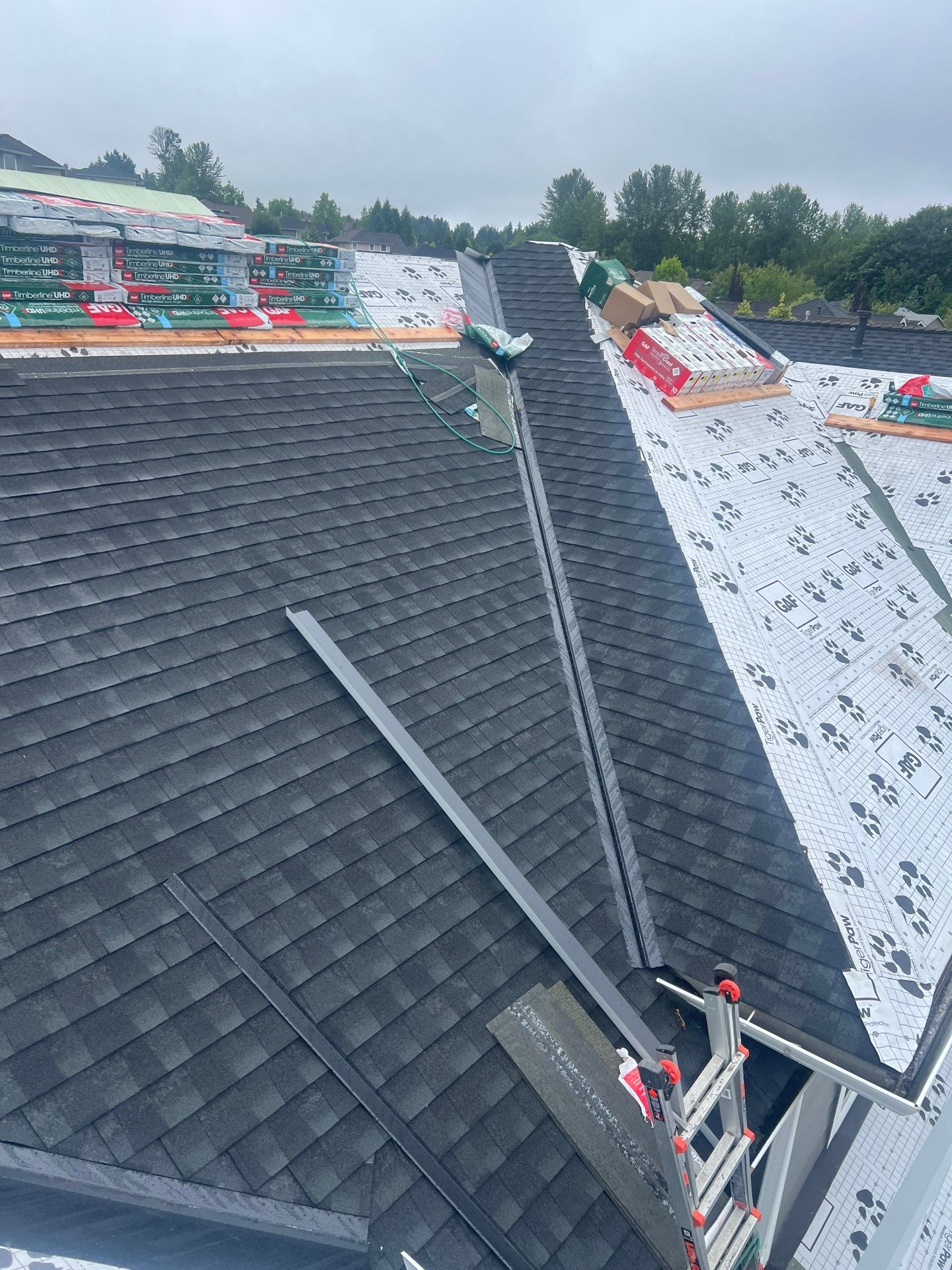 Residential Roofing Installation using GAF UHDZ Shingles by Roofing Formula LLC
