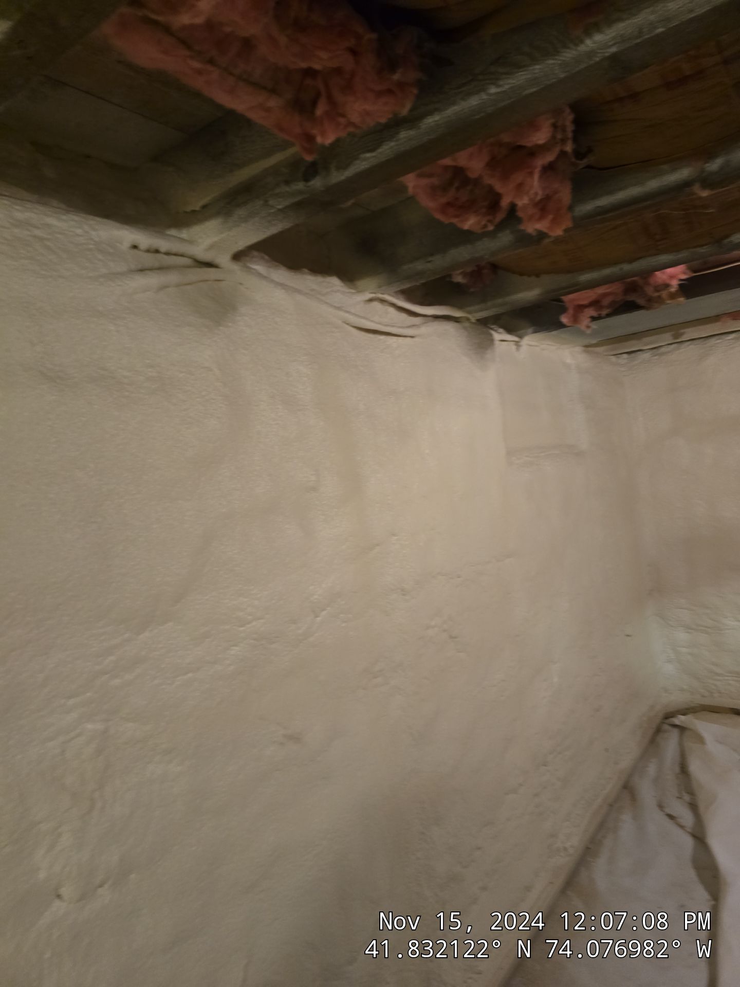 Basement Exterior Walls using Closed Cell Spray Foam by NYS Foam & Energy