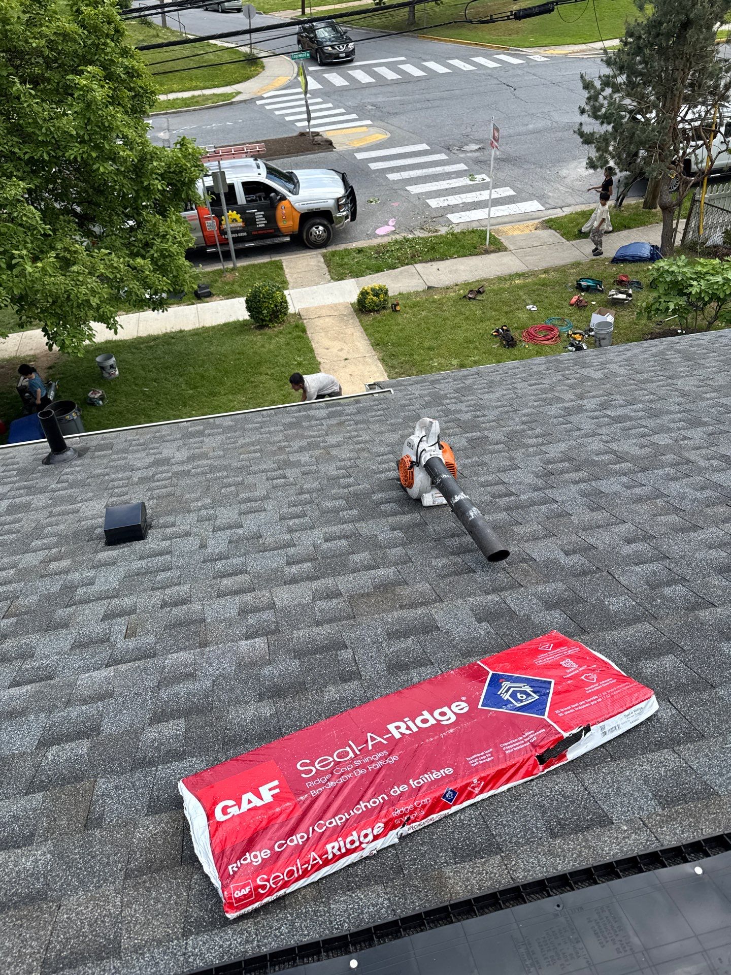 Residential Roofing Installation using GAF HDZ SHINGLES by La Bendicion Contruction Llc