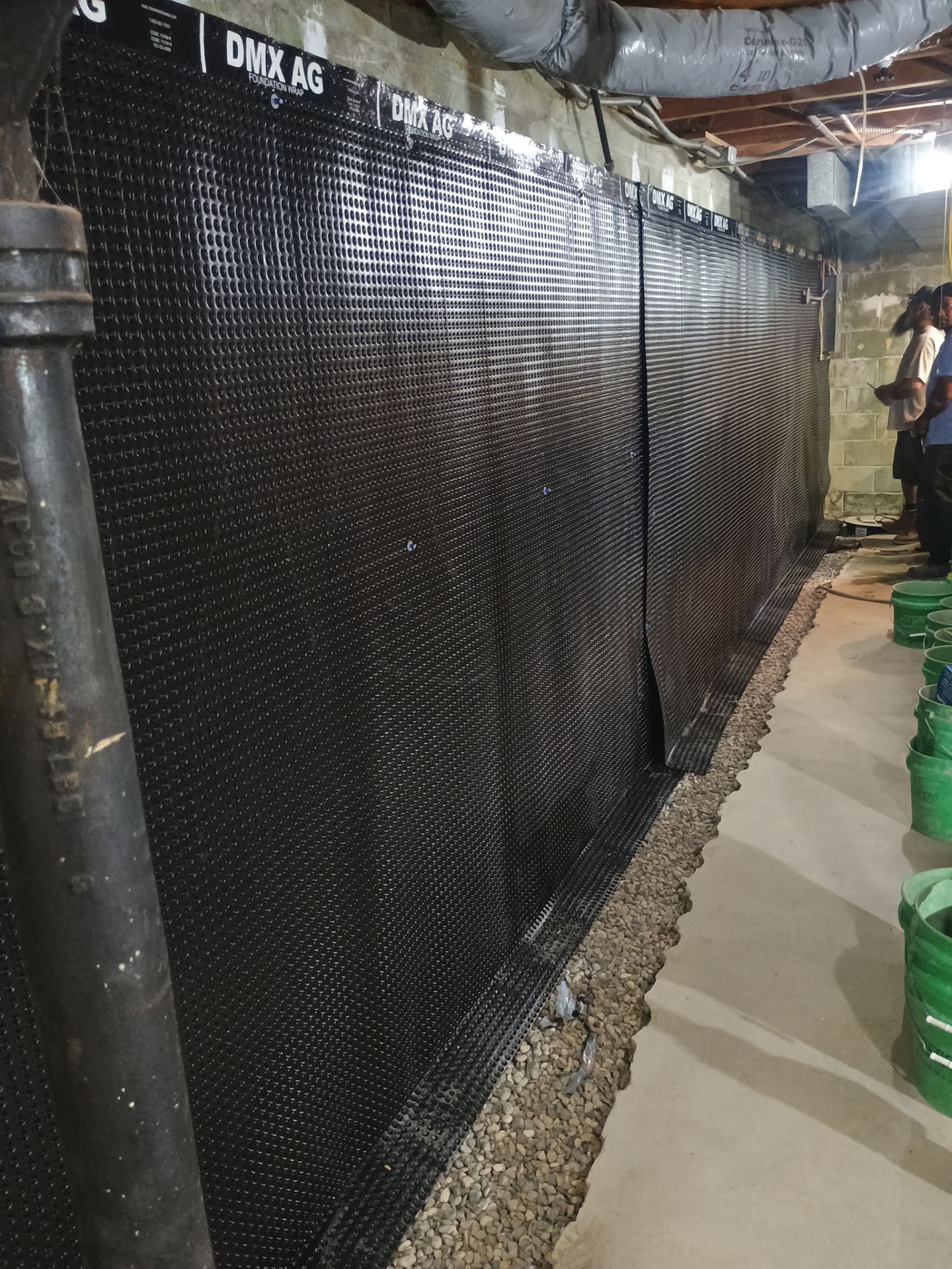 Interior Drain Tile & Wall Drainage in Southwest Minneapolis by Waterproofing Northeast