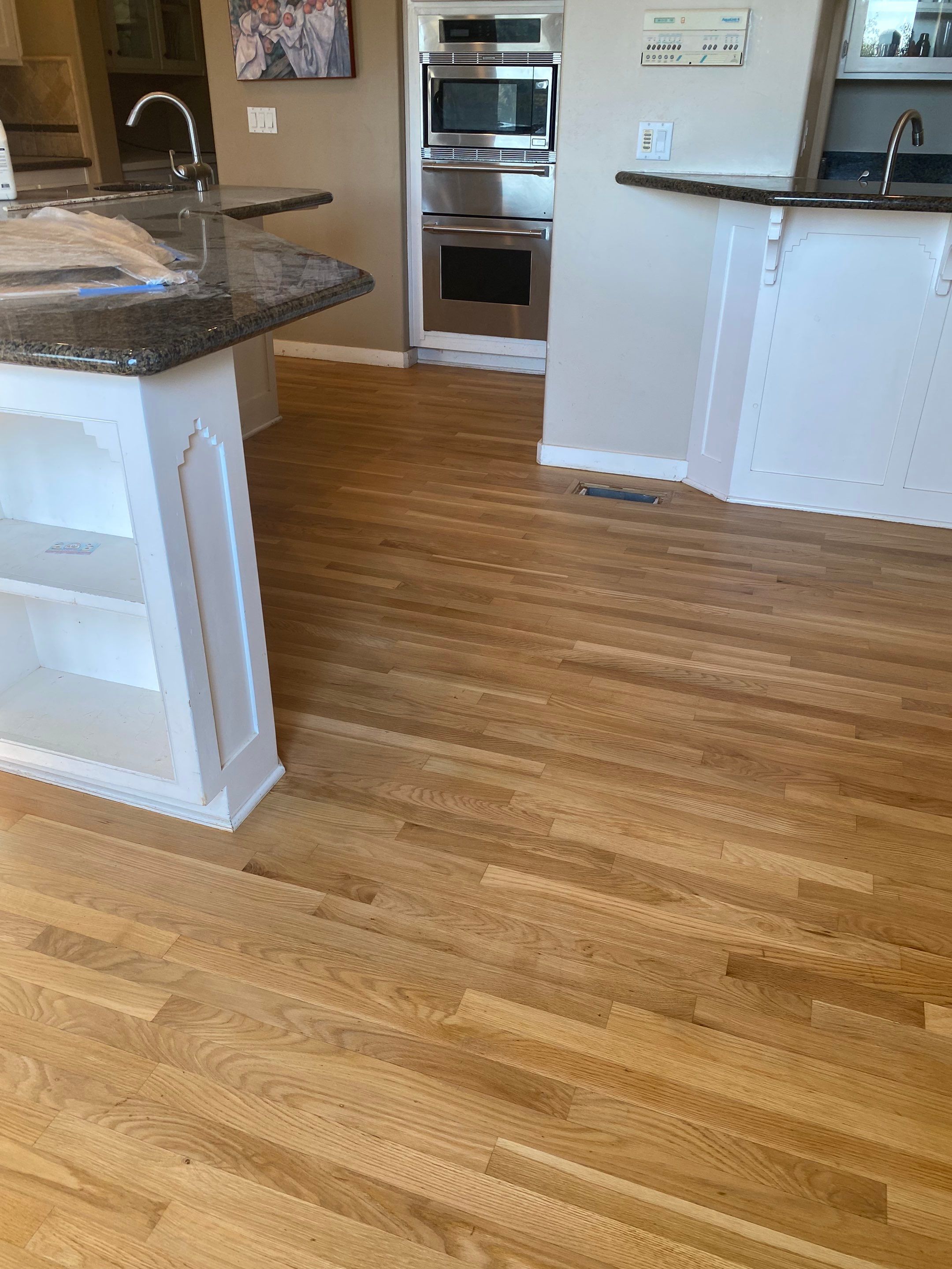 Red Oak Finish and Restore by Footprints Floors South Sacramento